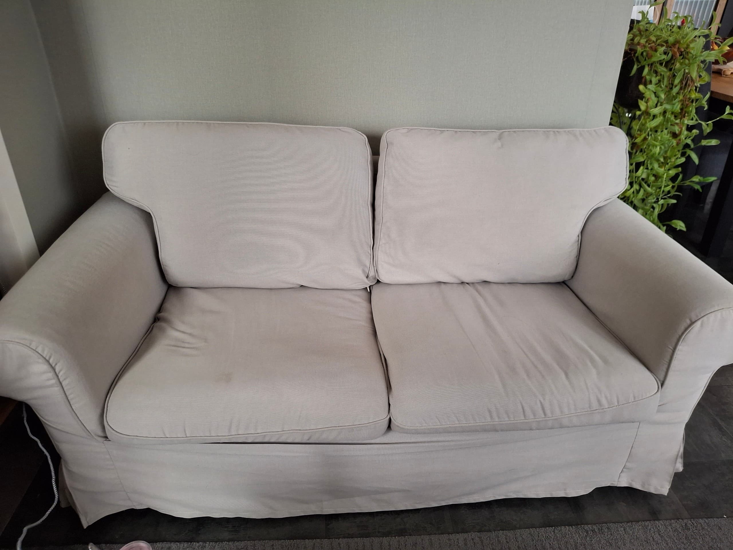 EKTORP 2-seat sofa, Hillared beige