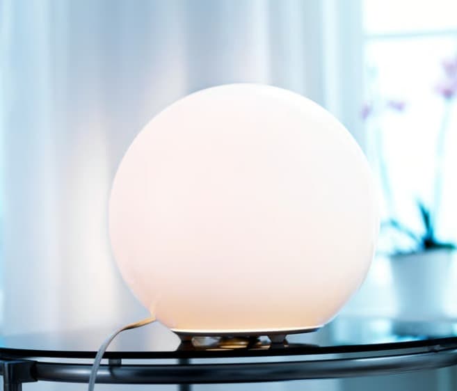 FADO Lampe de table, blanc, 25 cm