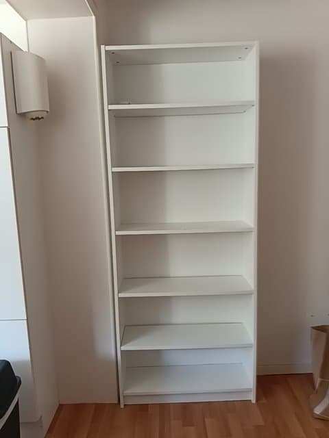 BILLY boekenkast, wit, 80x28x202 cm