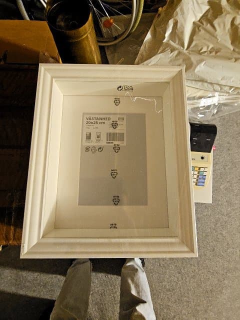 VÄSTANHED frame, white, 20x25 cm