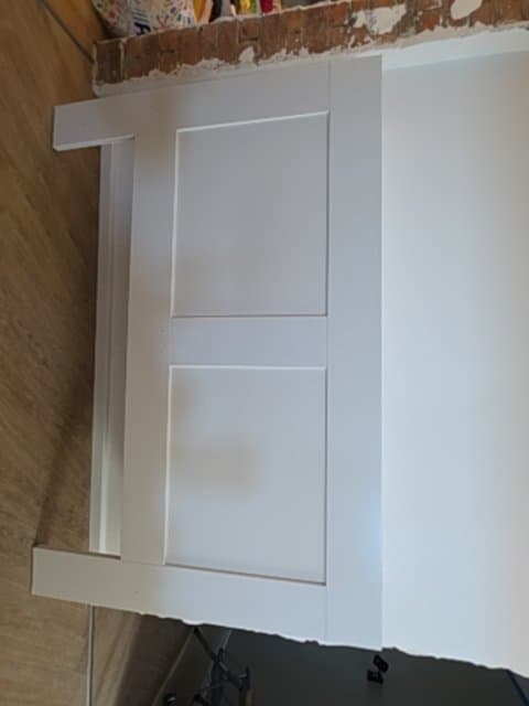 BRIMNES Hoofdeinde met bergruimte, wit, 160 cm