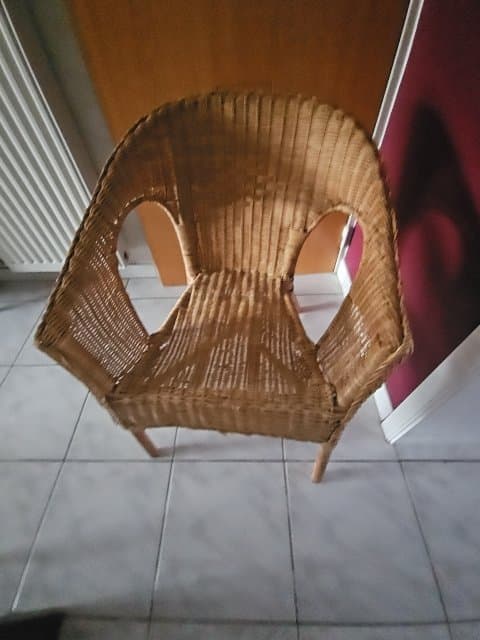 AGEN Fauteuil, rotan, bamboe