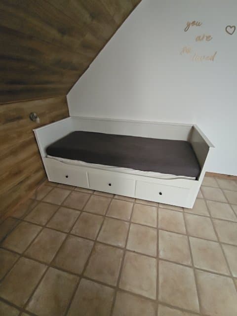 HEMNES day-bed frame with 3 drawers, white, 80x200 cm