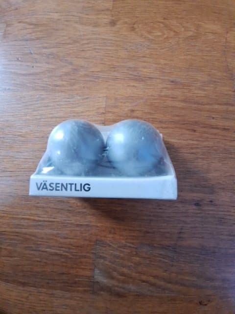 VÄSENTLIG afsluitknoppen, 1 paar, zwart