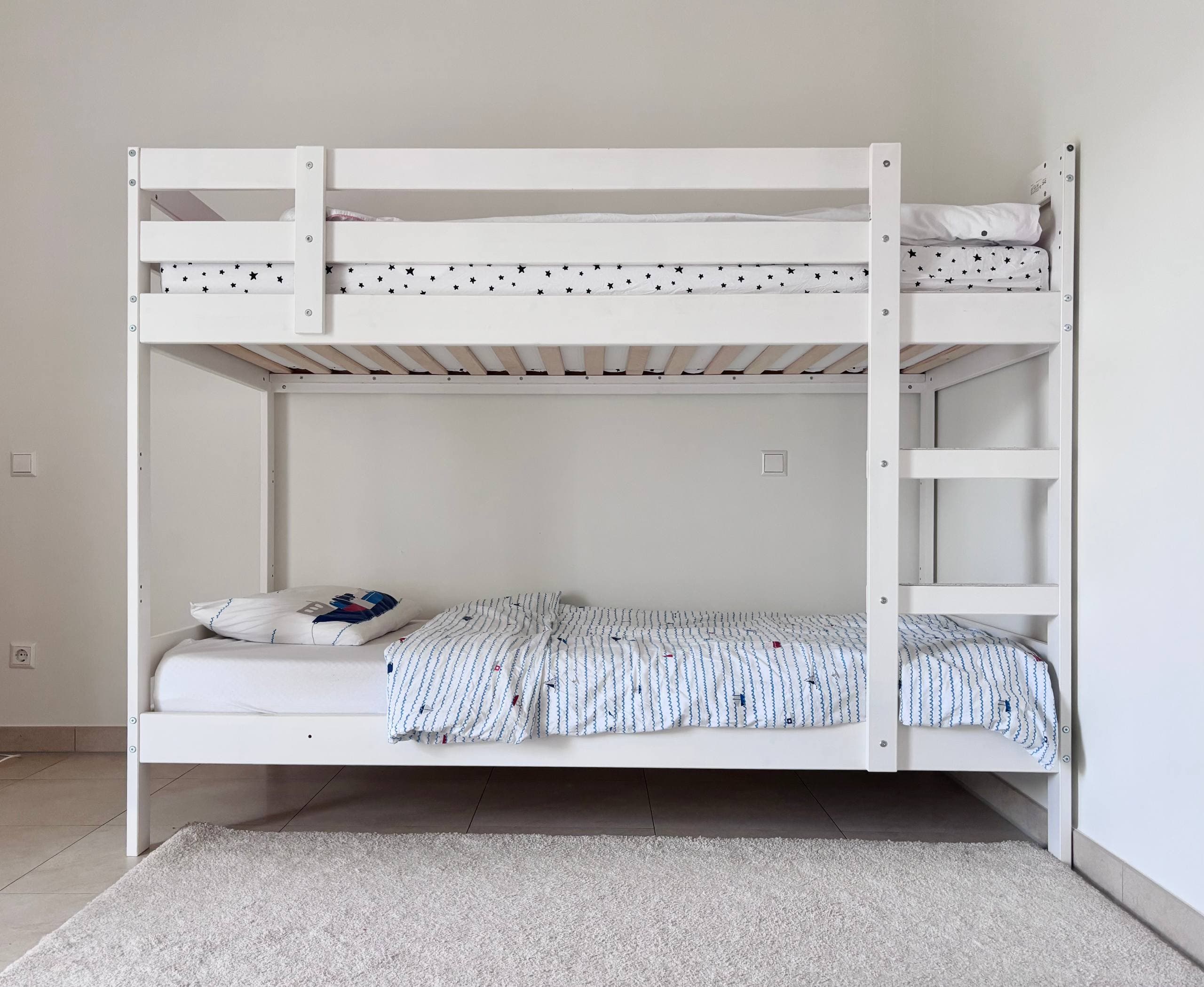 MYDAL frame stapelbed, wit, 90x200 cm