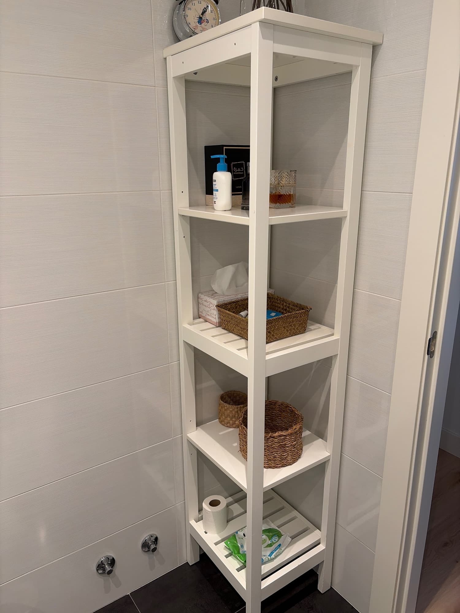 HEMNES prestatgeria, blanc, 42x172 cm