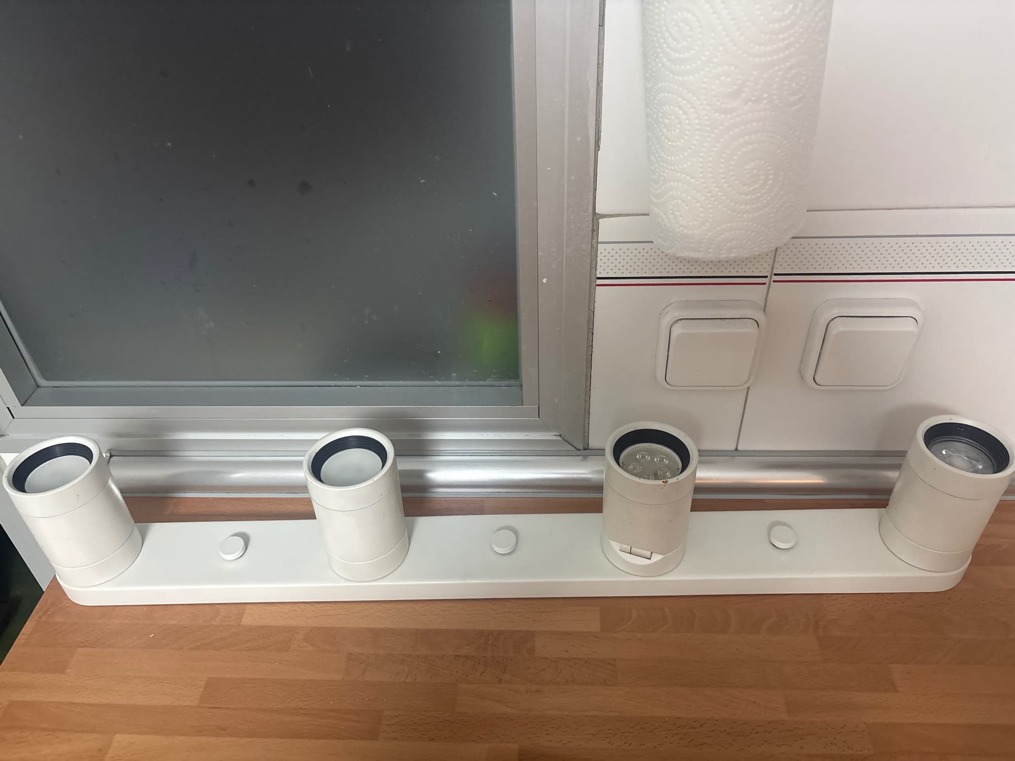 NYMÅNE focus de sostre amb 4 llums, blanc