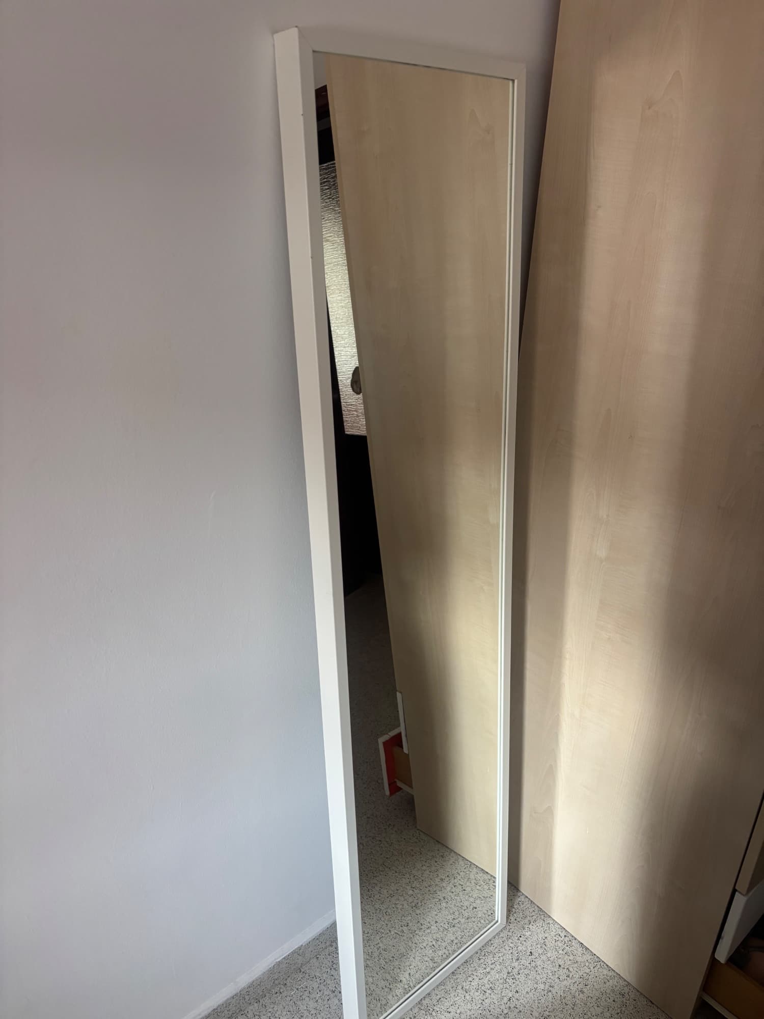 NISSEDAL espello, branco, 40x150 cm