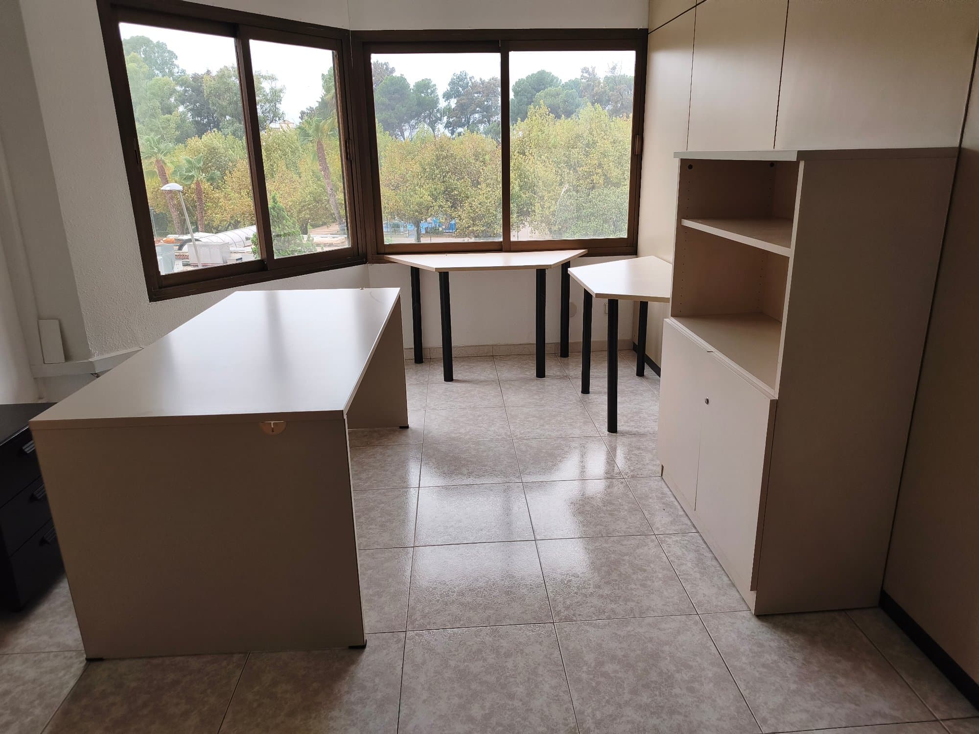 TODALEN desk, grey-brown