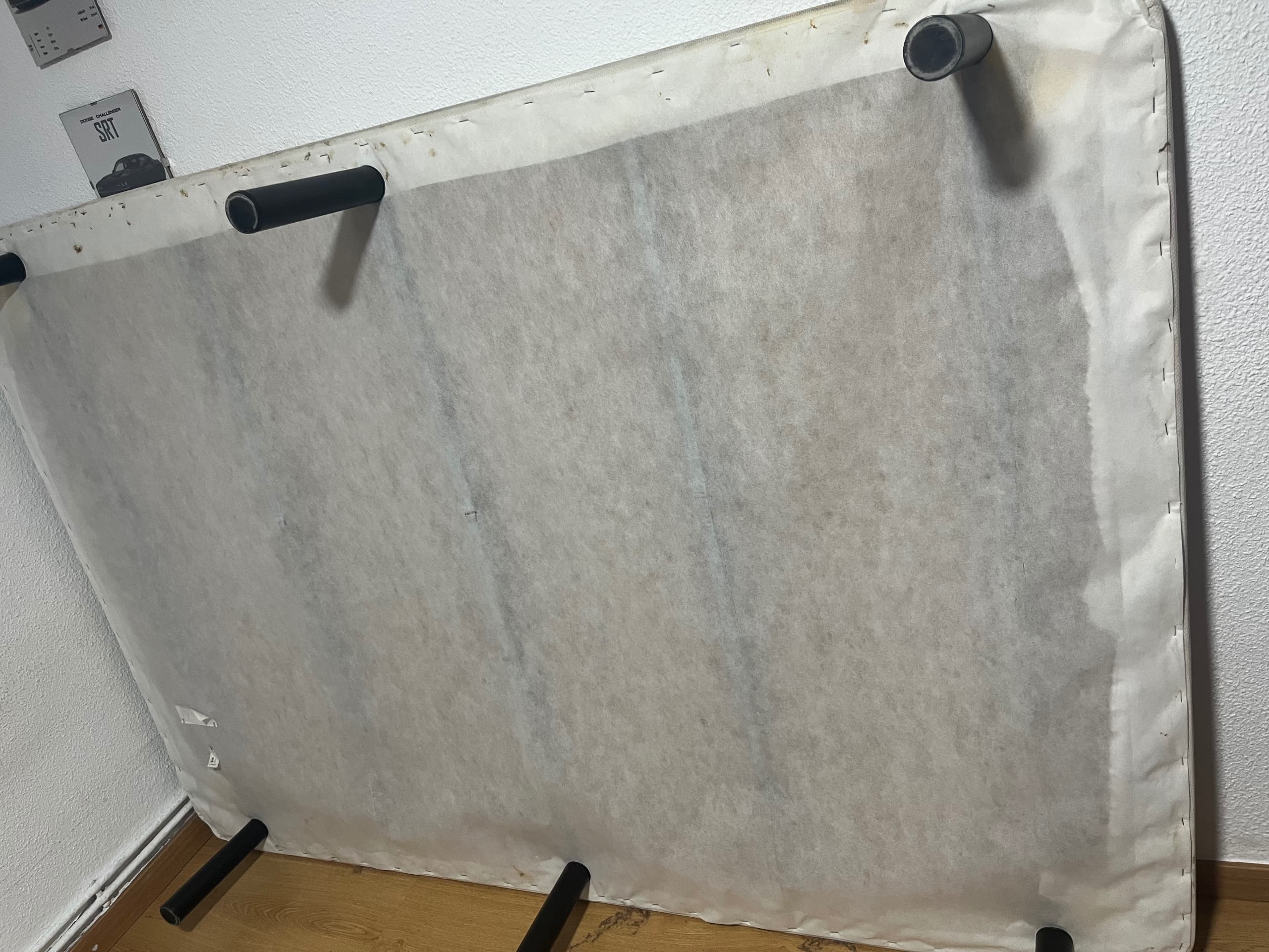 LYNGÖR somier de resortes, incl pata/branco, 140x200 cm