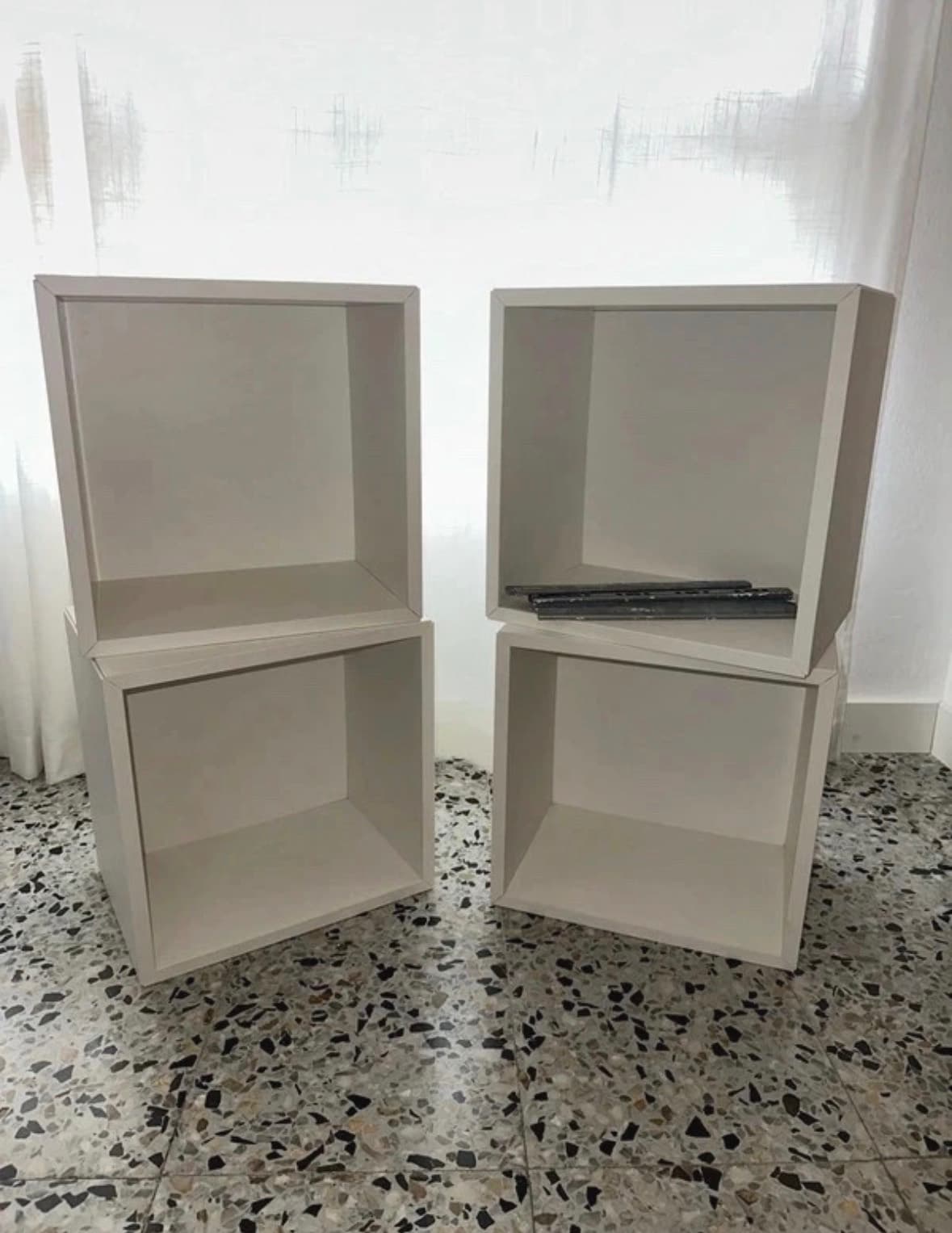 EKET 4 Hormarako apalategia, zuria, 35x25x35 cm