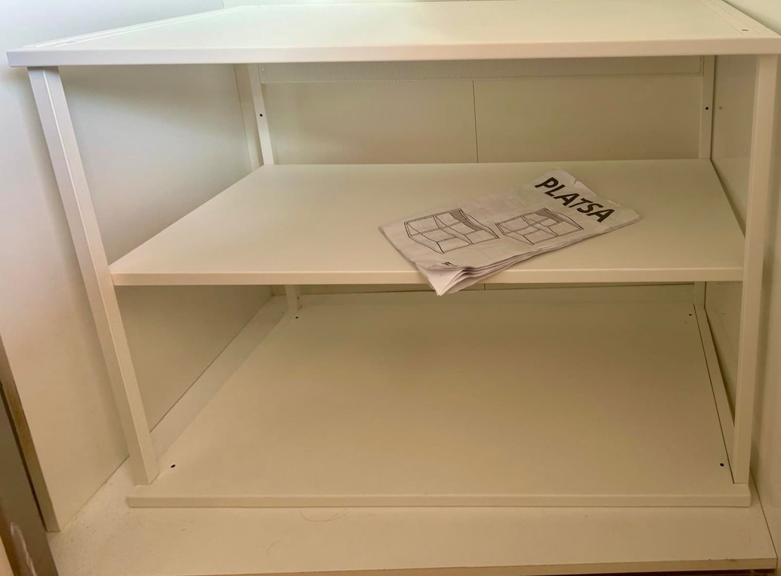 PLATSA frame, white, 80x40x60 cm