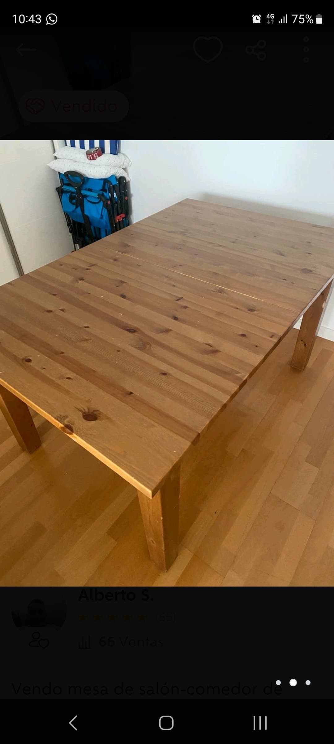 TONSTAD taula extensible, fullola de roure, 140/196x85 cm