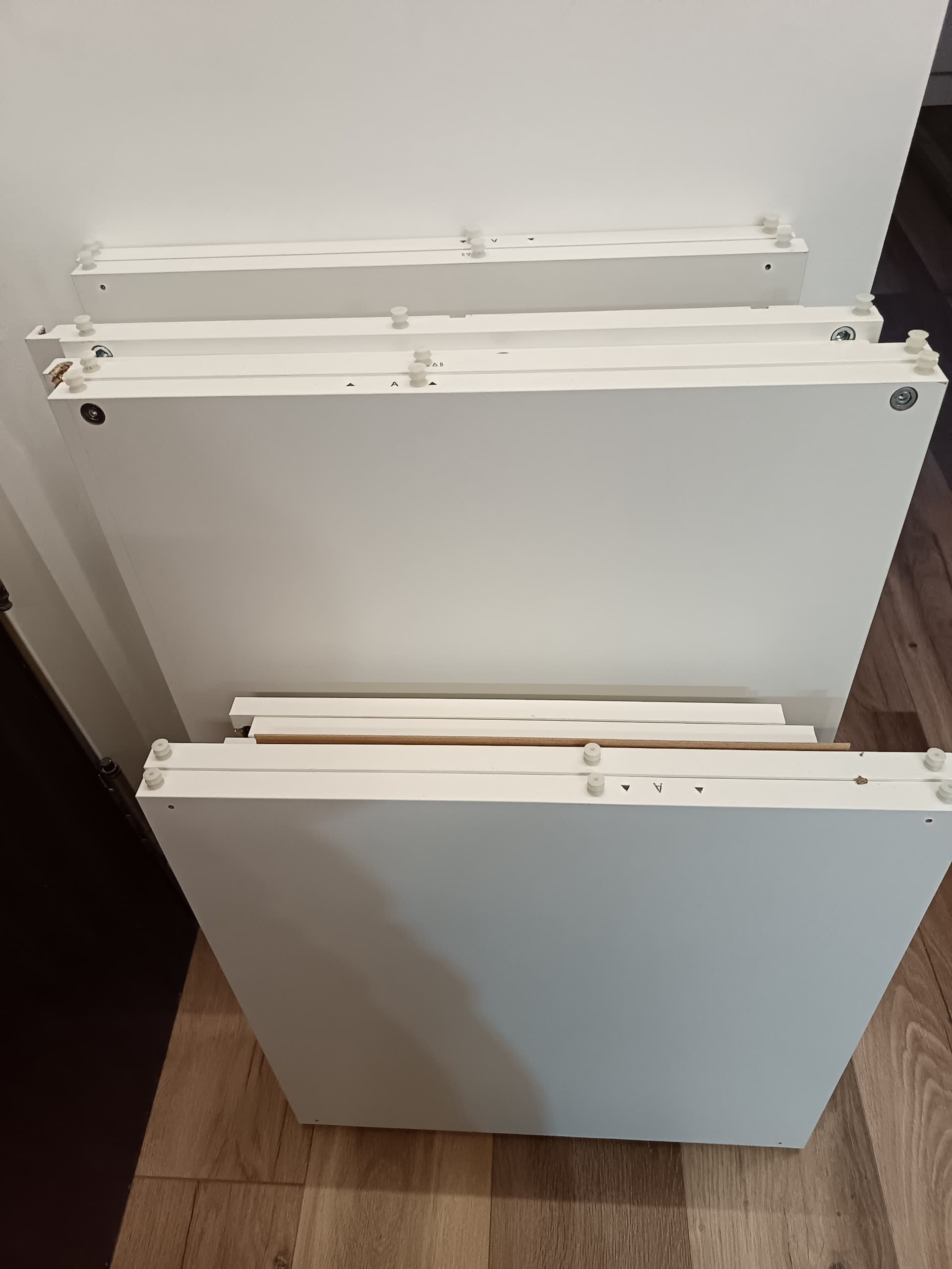 PLATSA estrutura, branco, 80x55x40 cm