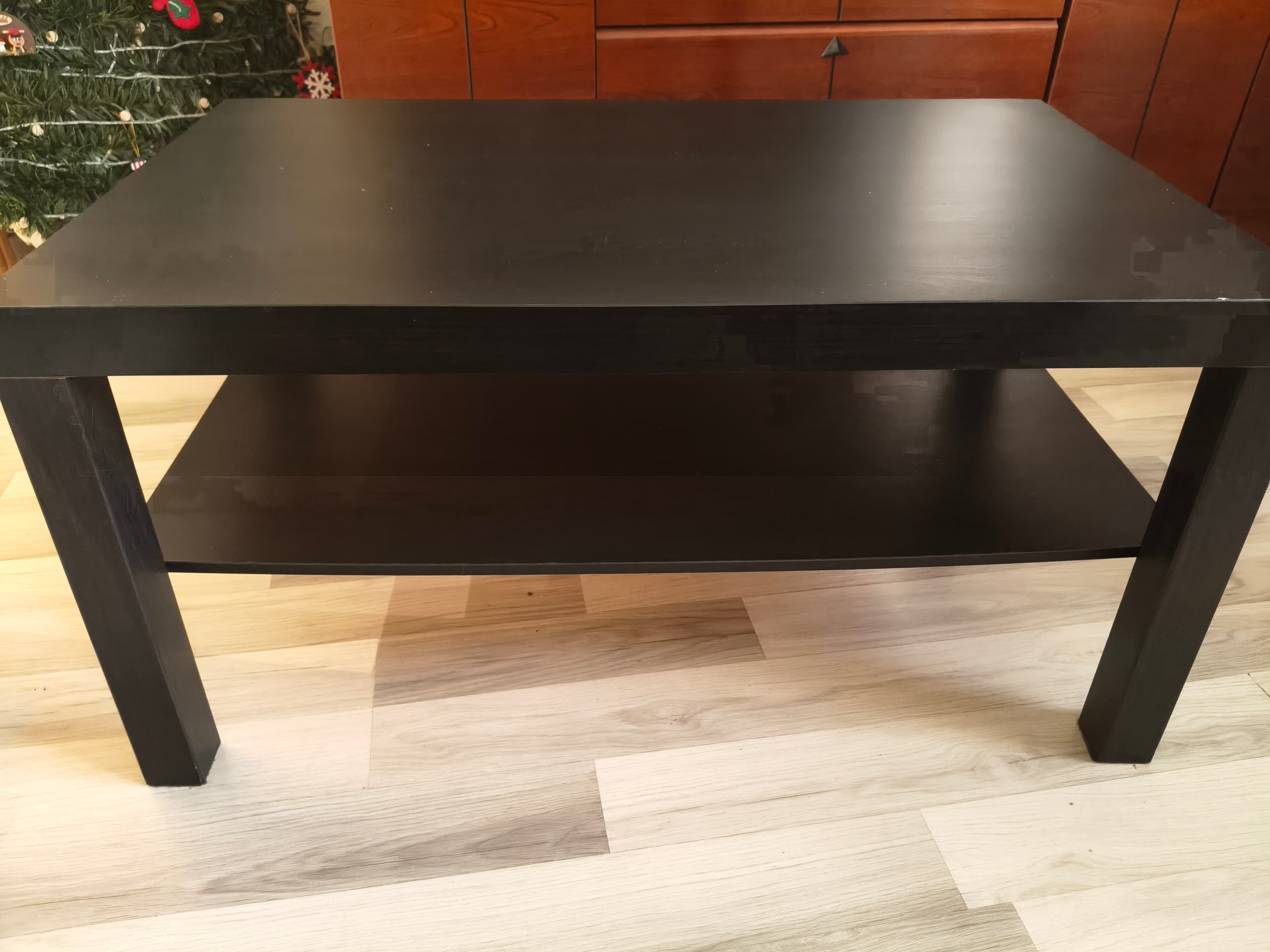 LACK mesa de centro, negro-marrón, 90x55 cm