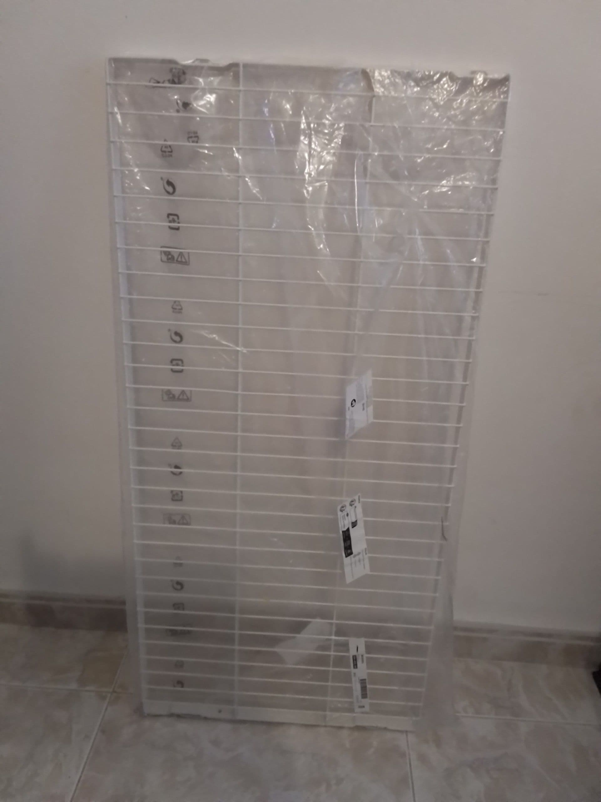 BOAXEL wire shelf, white, 80x40 cm