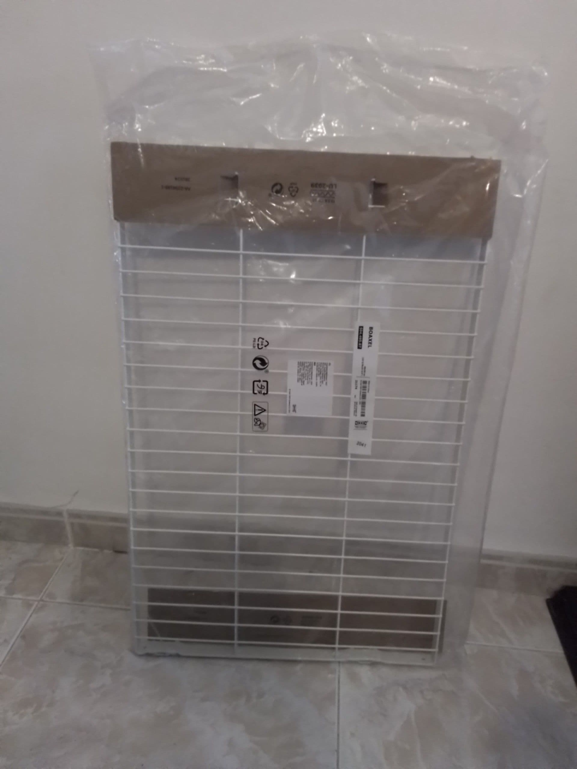 BOAXEL wire shelf, white, 60x40 cm