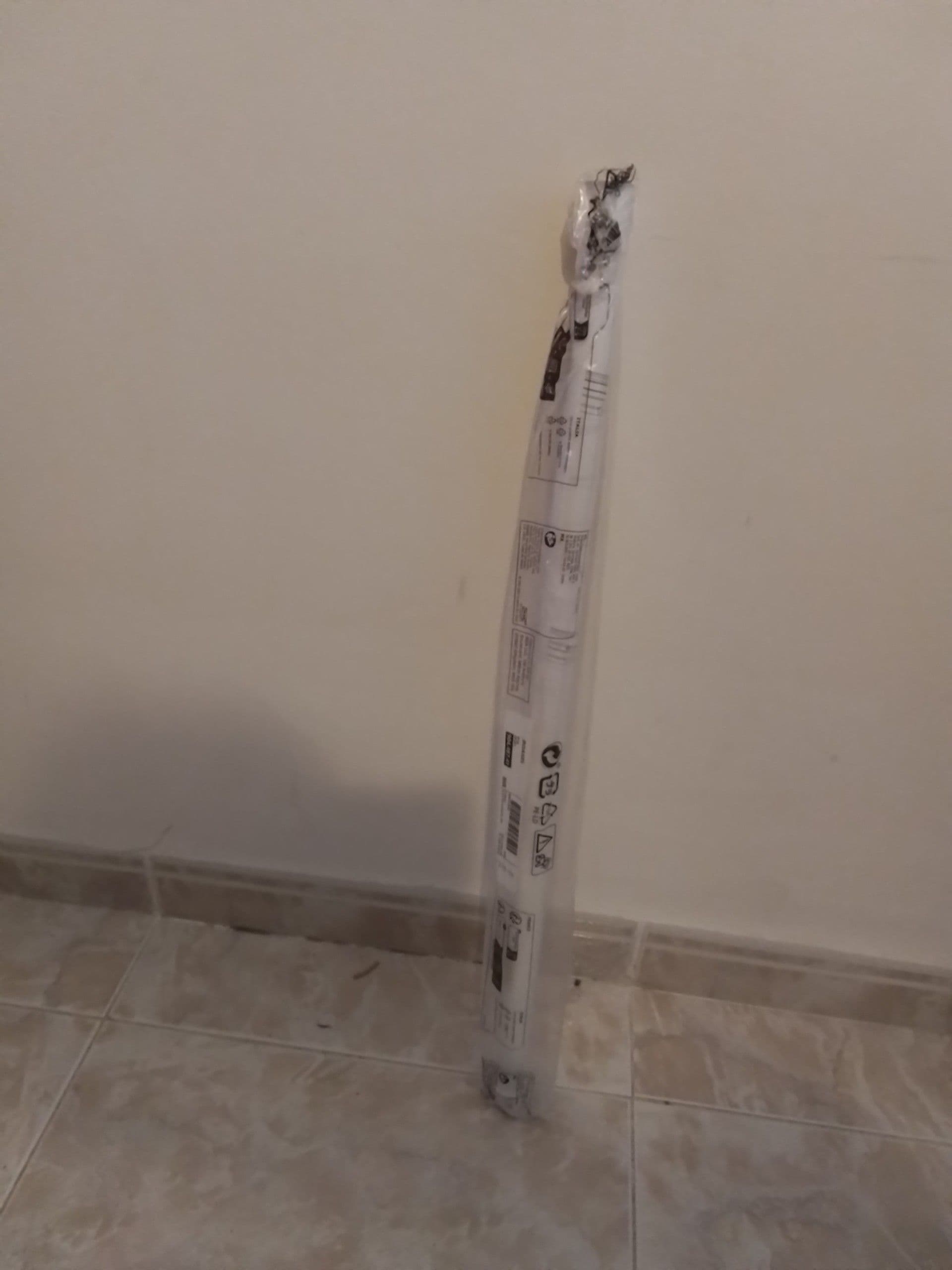 BOAXEL barra per armari, blanc, 60 cm