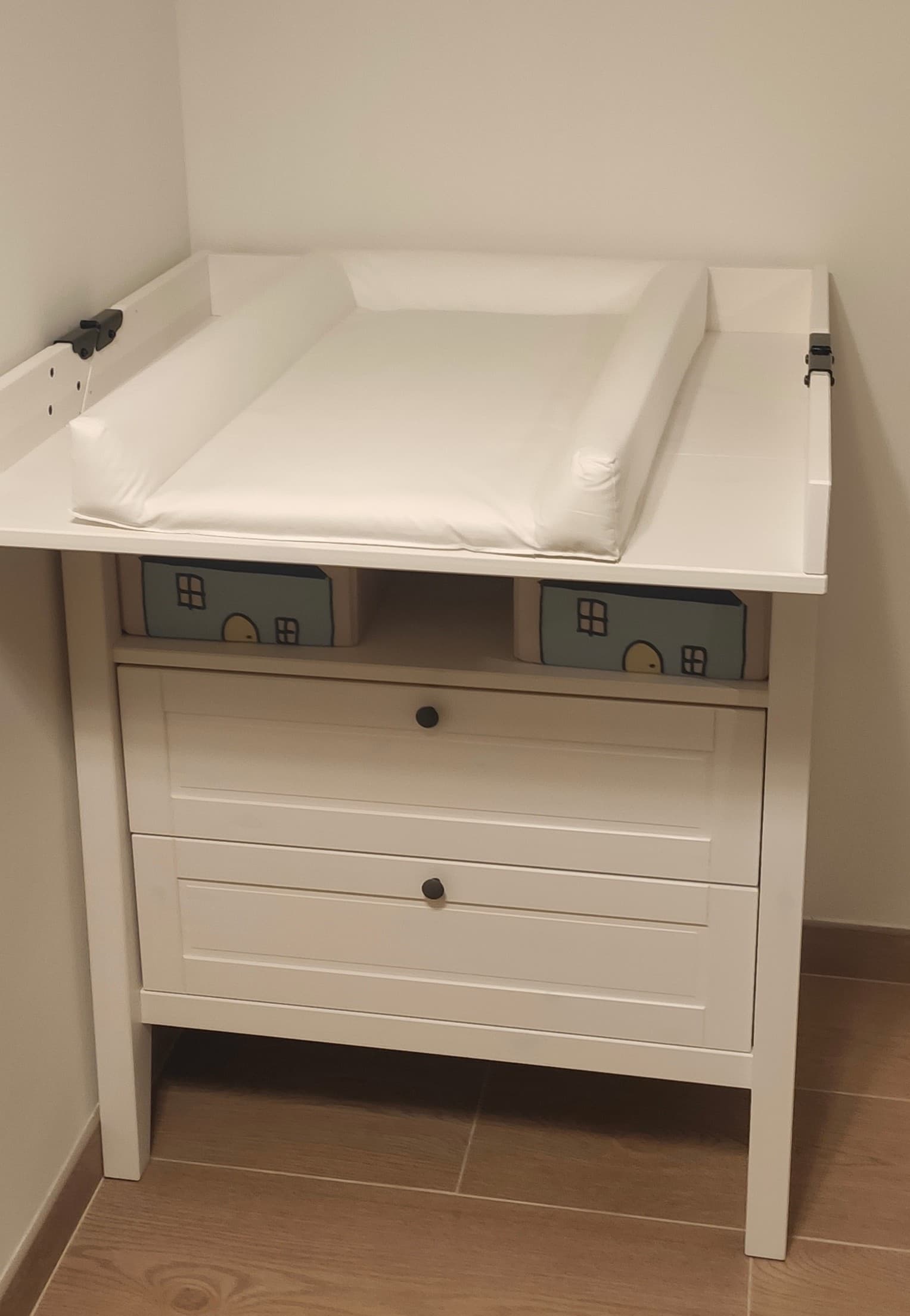 SUNDVIK cambiador/cómoda, branco