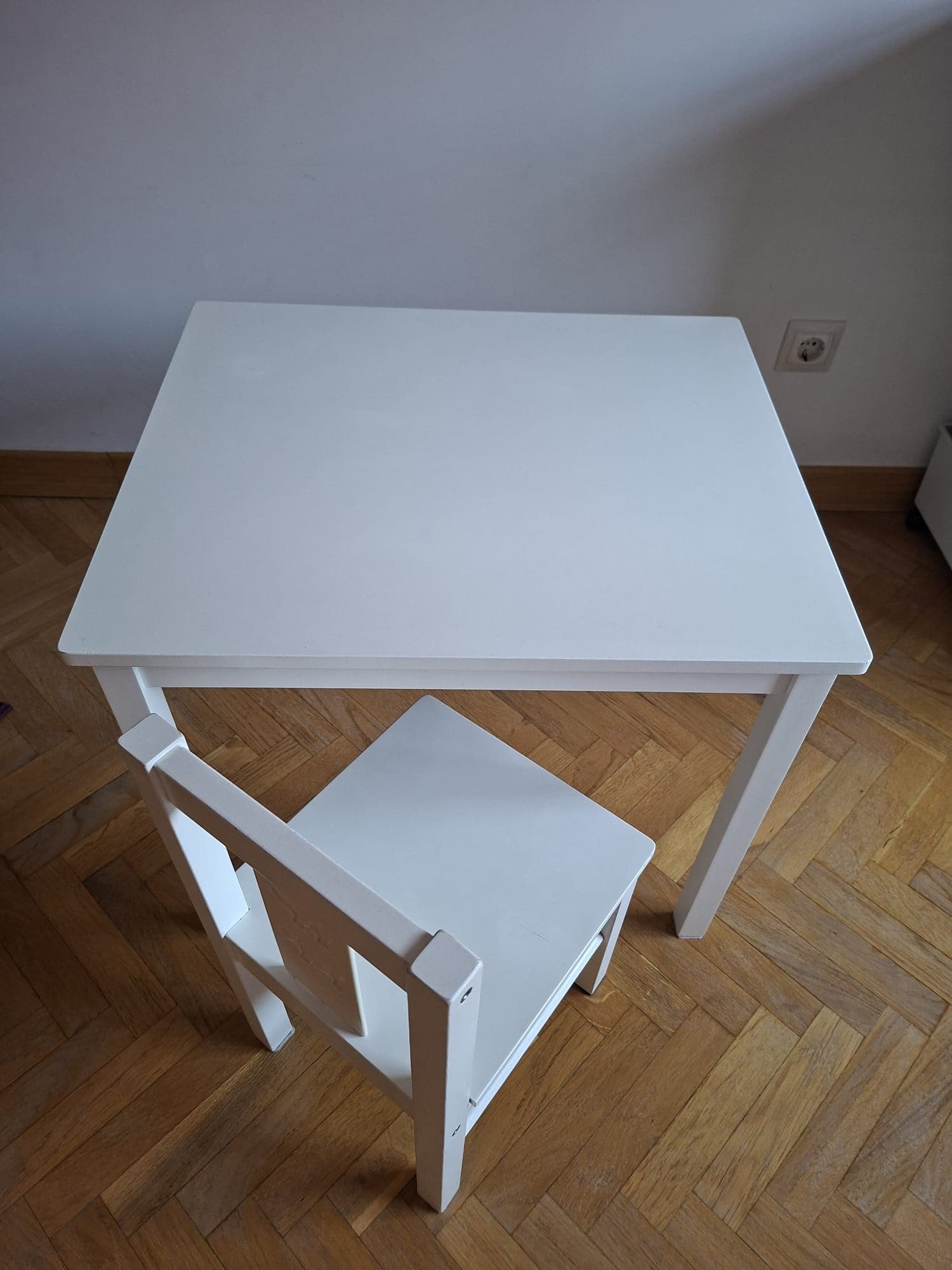 KRITTER Silla para niño, blanco