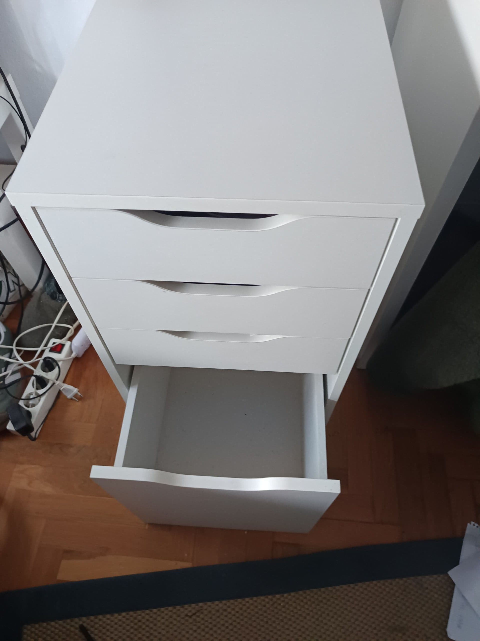 ALEX drawer unit, white, 36x70 cm