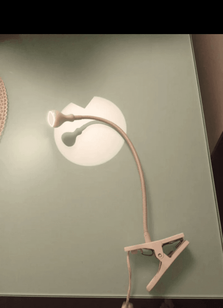 NÄVLINGE Foco pinza, blanco