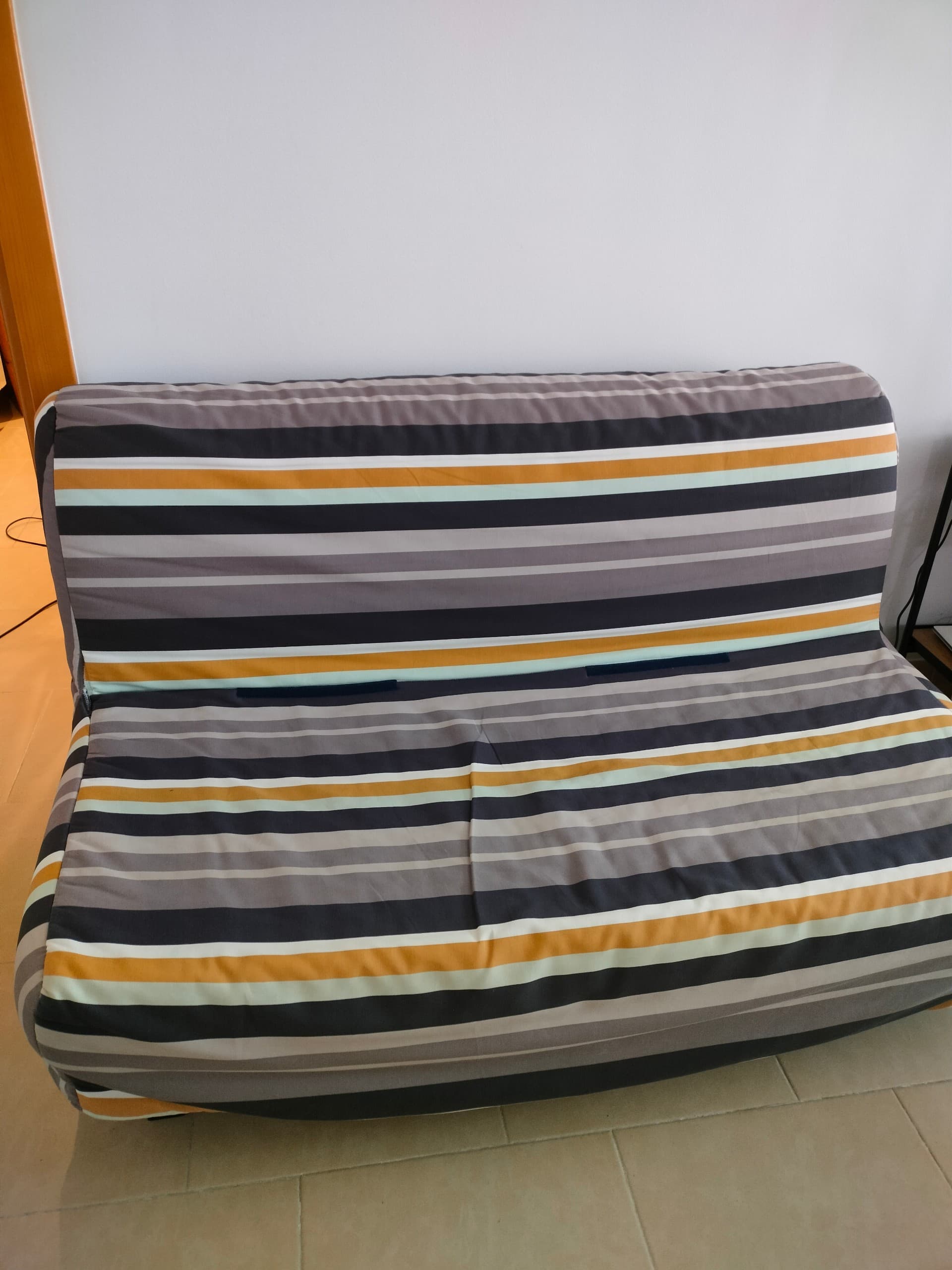 LYCKSELE LÖVÅS sofá cama 2, Vansbro gris escuro