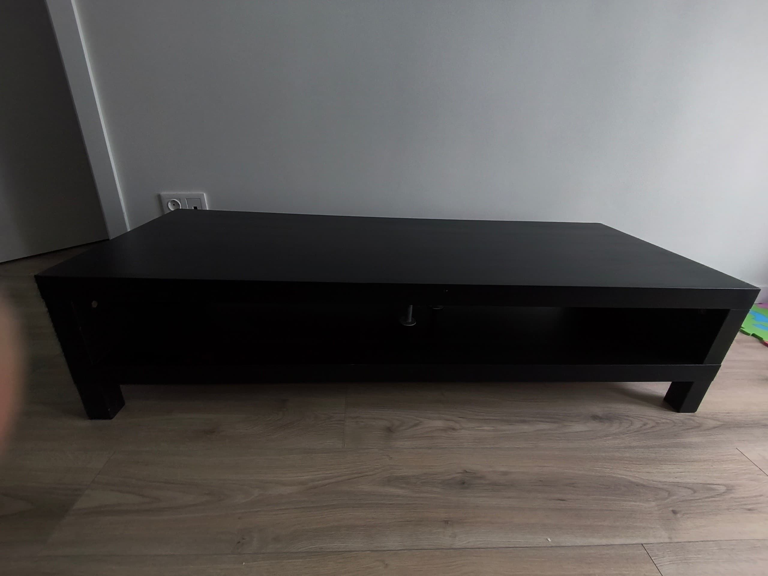 LACK tauleta de centre, negre-marró, 118x78 cm
