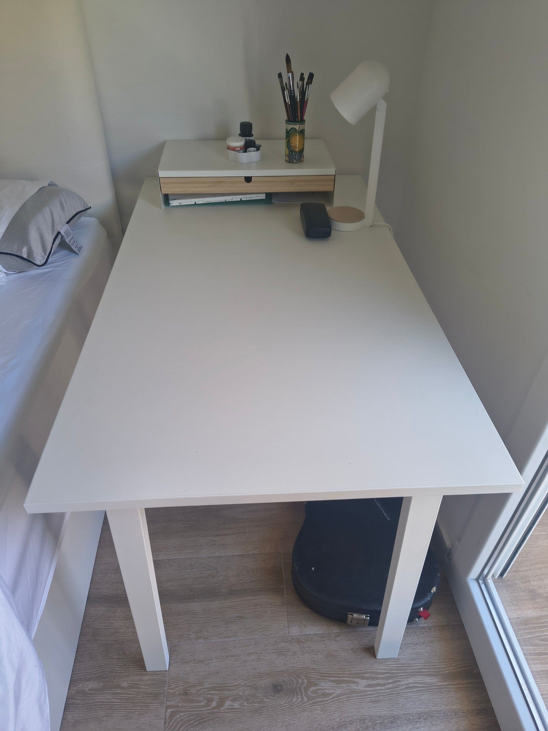 MITTZON mesa de reuniones, blanco, 120x68x75 cm