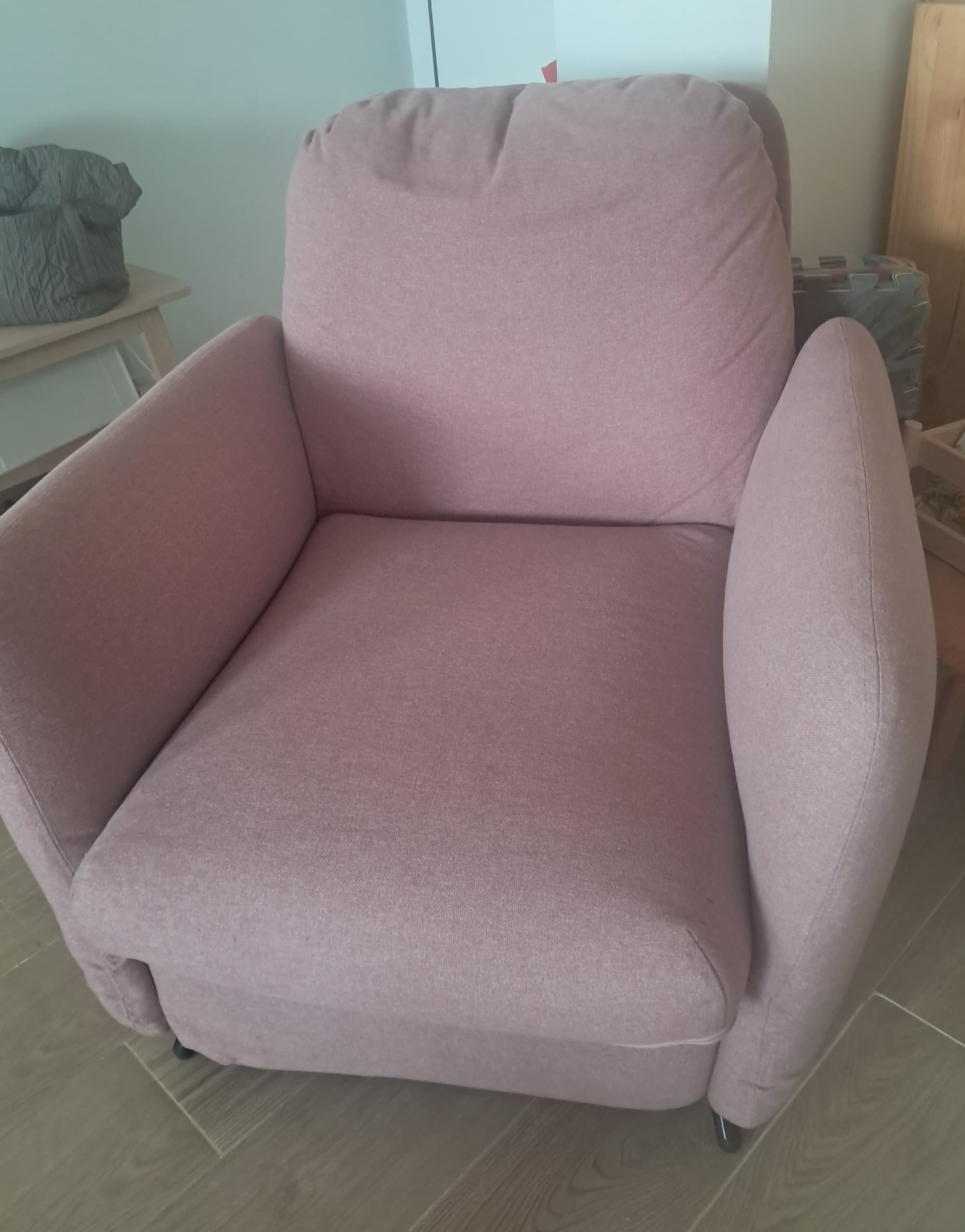 EKOLSUND cadeira de brazos relax reclinable, Gunnared marrón rosa claro