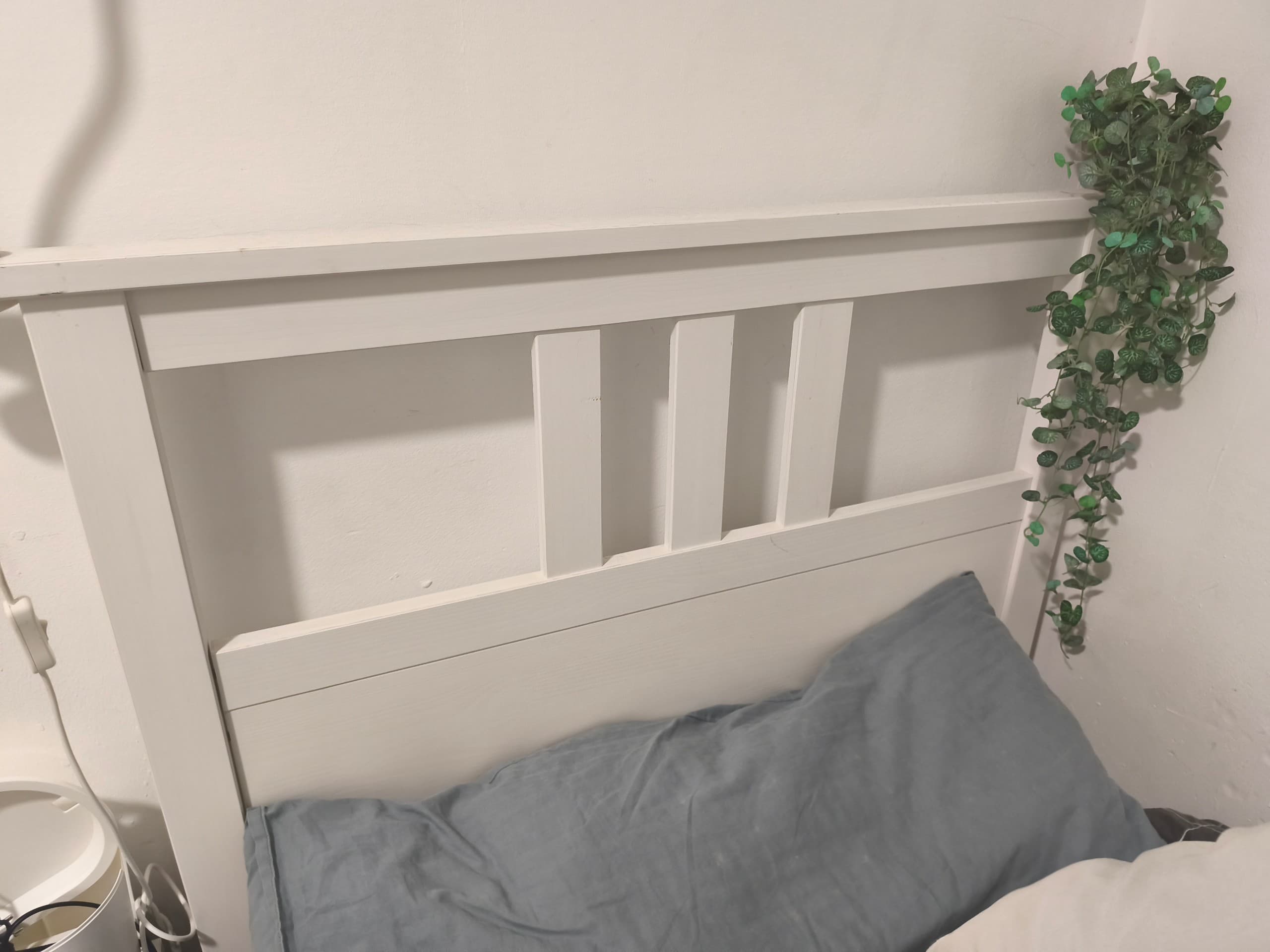 HEMNES estructura cama, tinte blanco, 90x200 cm