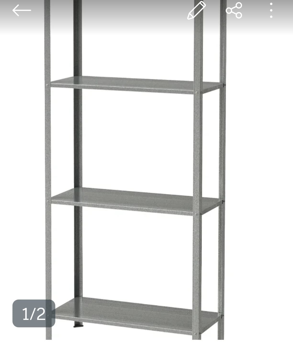 HYLLIS estante, int/ext, 60x27x140 cm