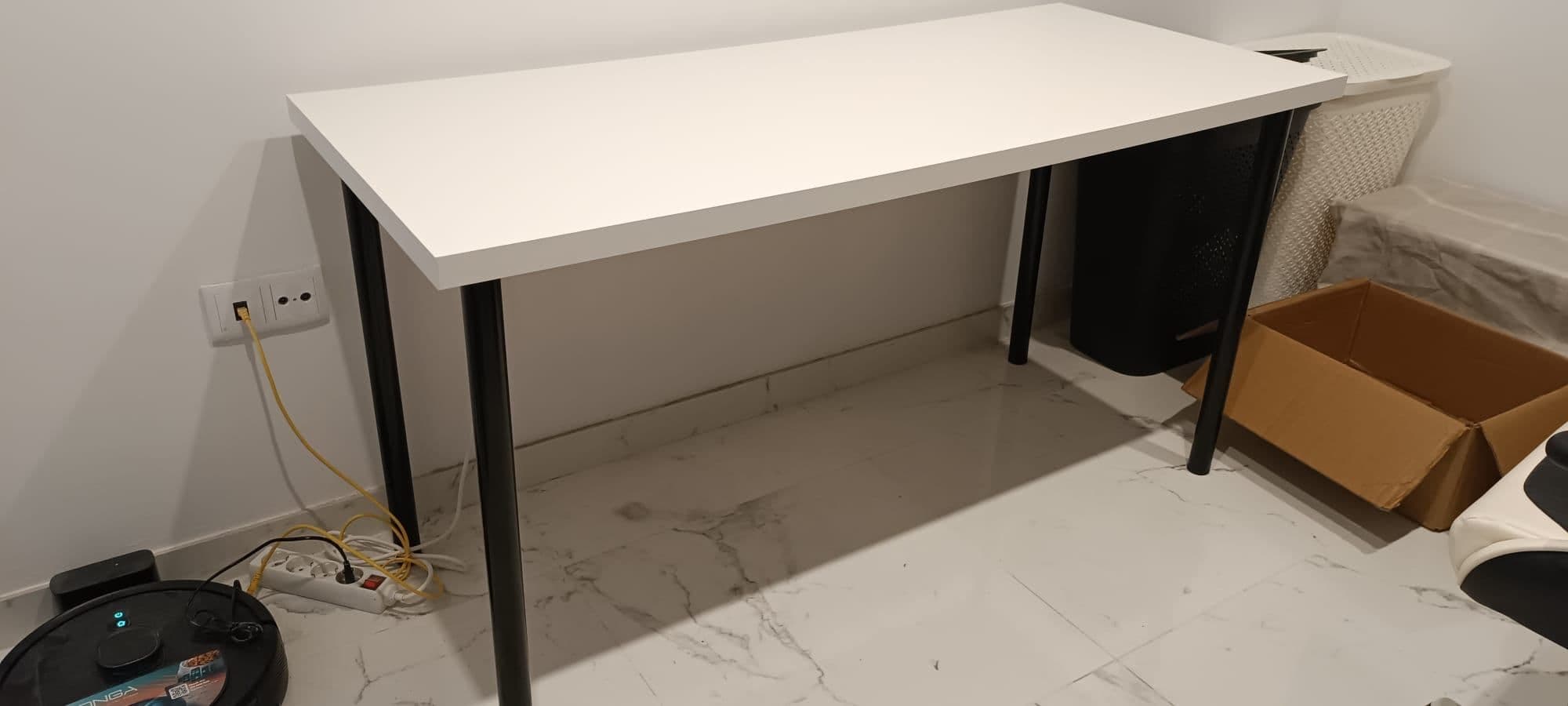 LAGKAPTEN tauler, blanc, 140x60 cm