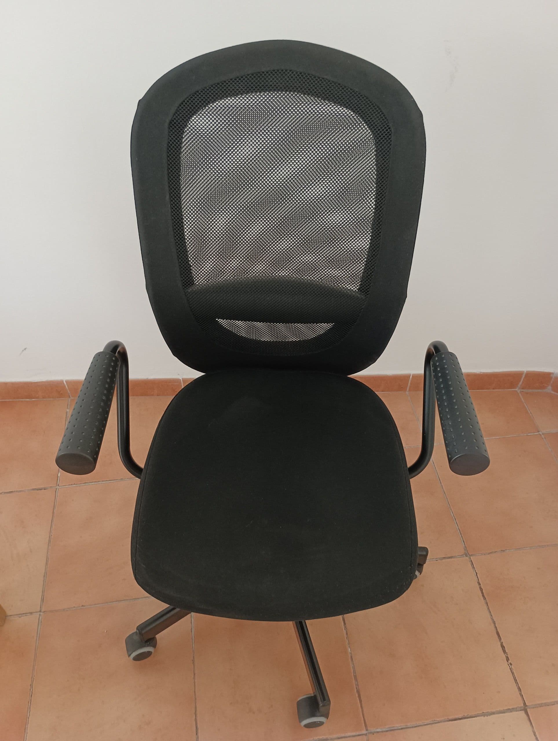 FLINTAN silla de trabajo, negro