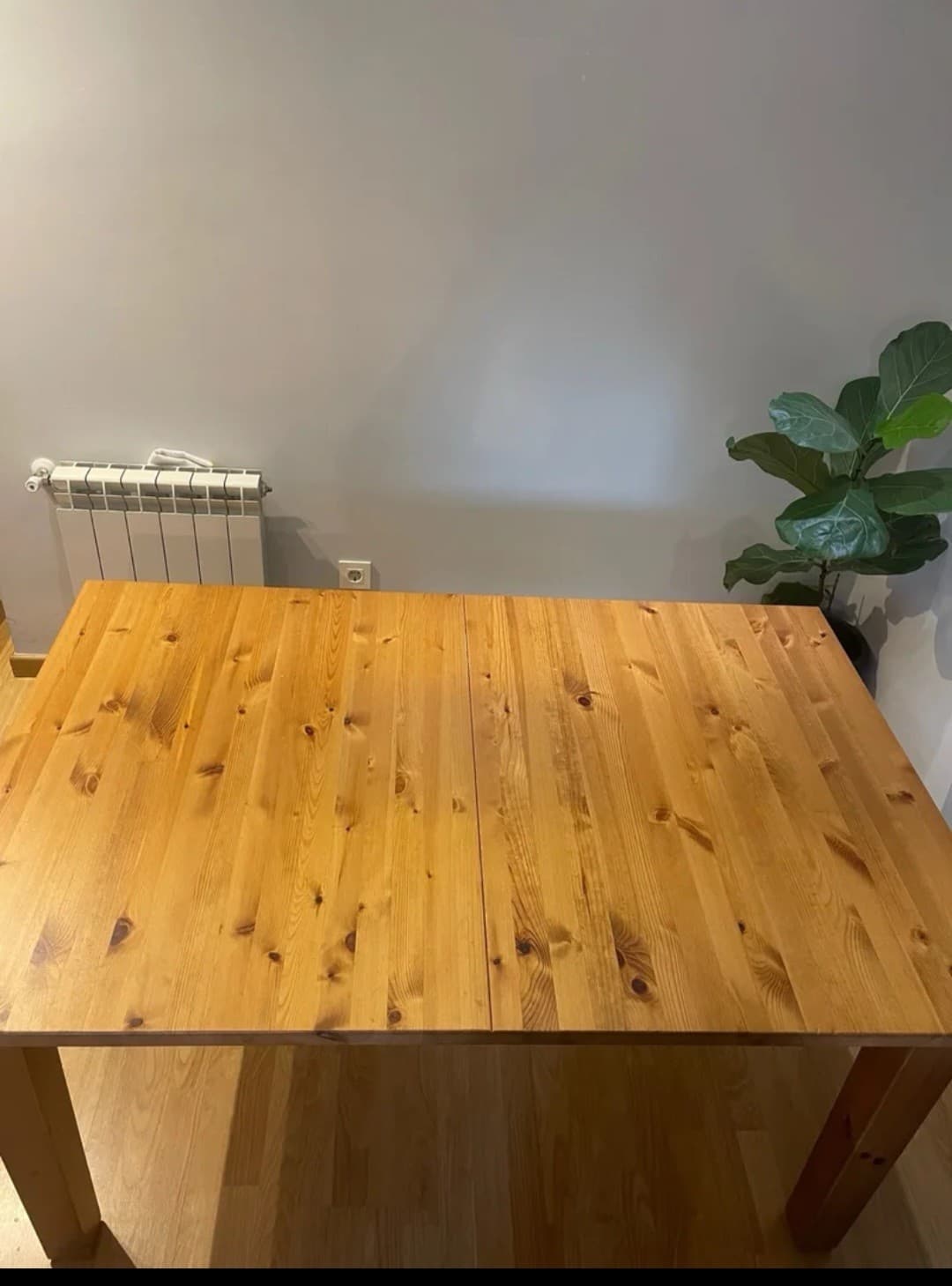 TONSTAD mesa extensible, chapa carballo, 140/196x85 cm