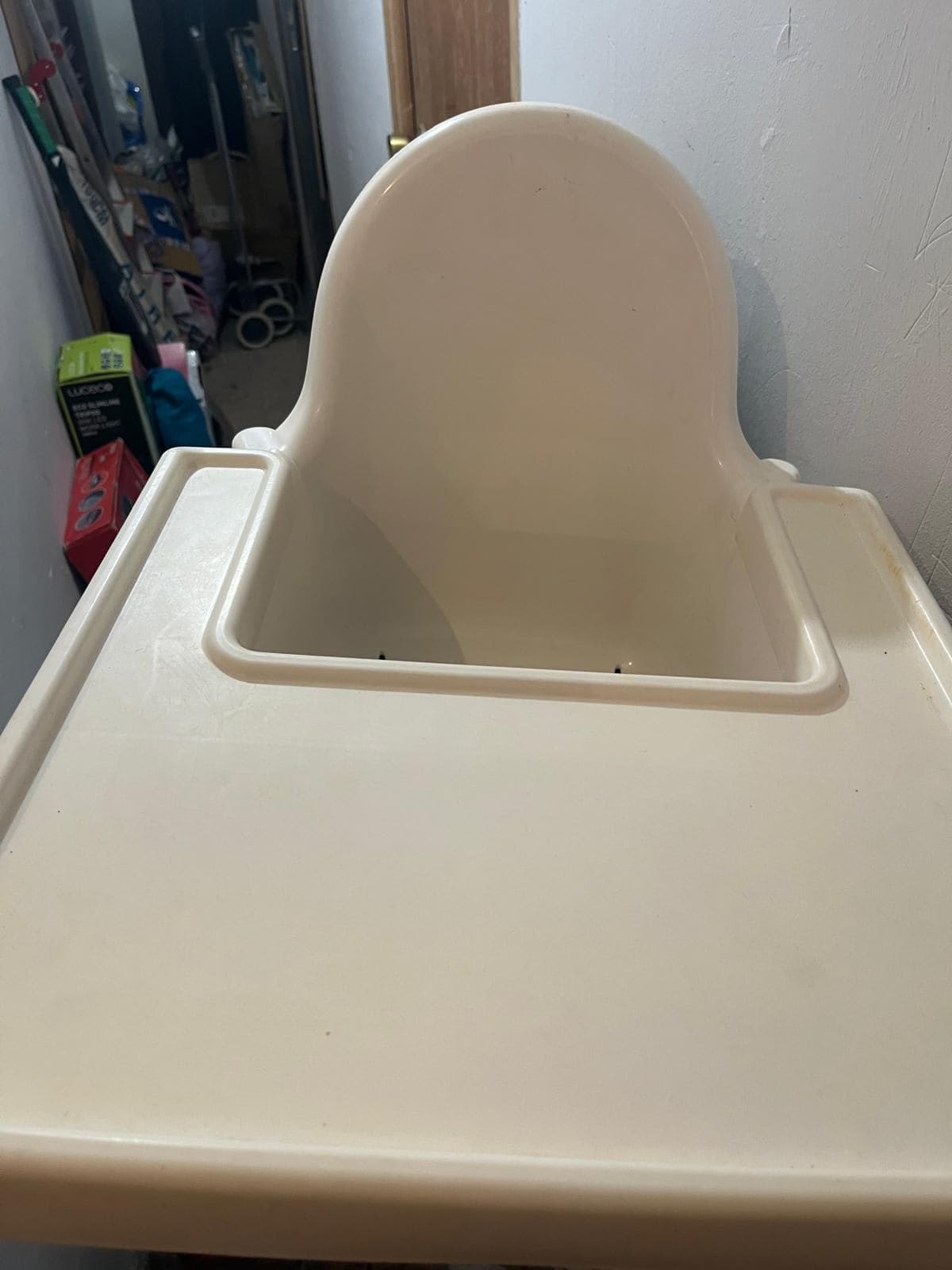 ANTILOP bandexa para sela de trona, branco