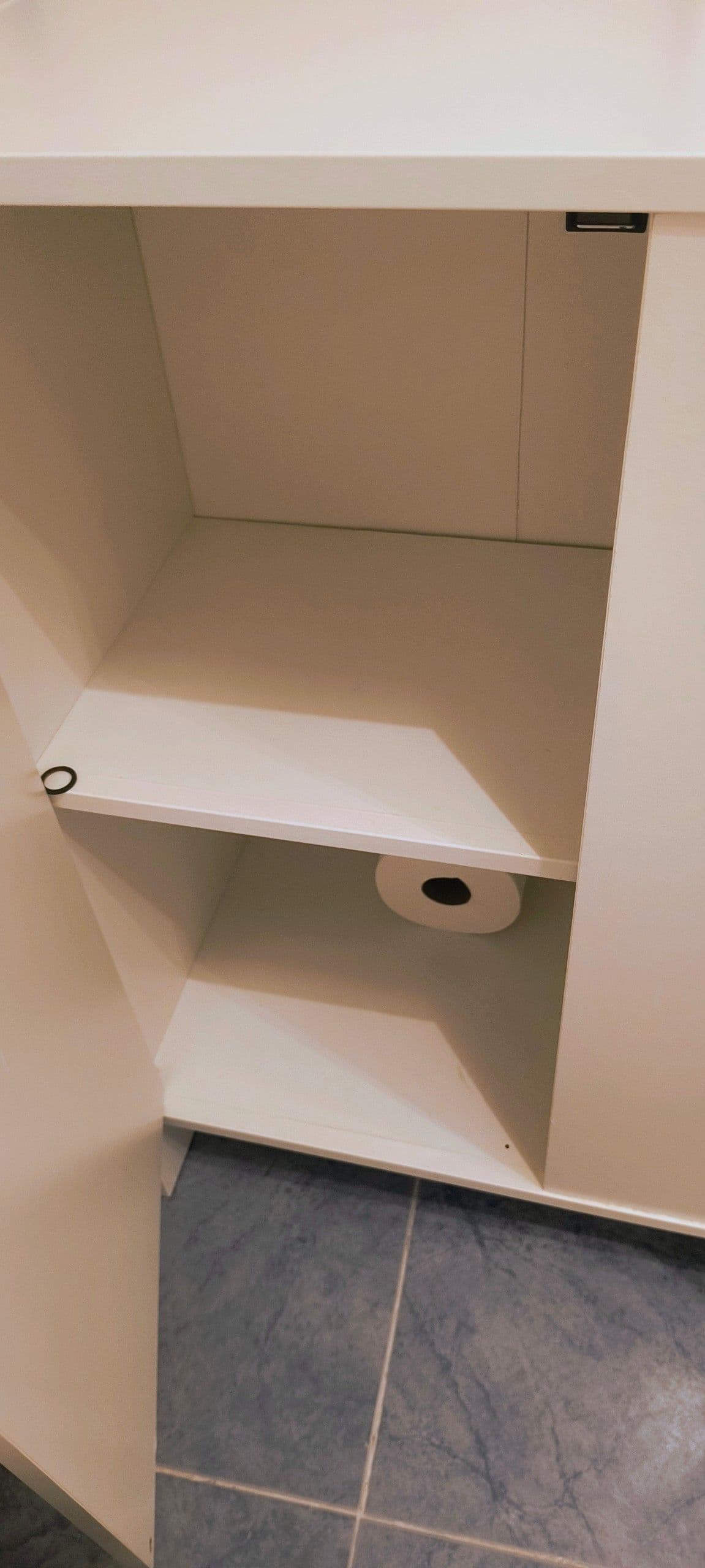 BAGGEBO mueble de almacenaje con puerta, blanco, 50x30x80 cm