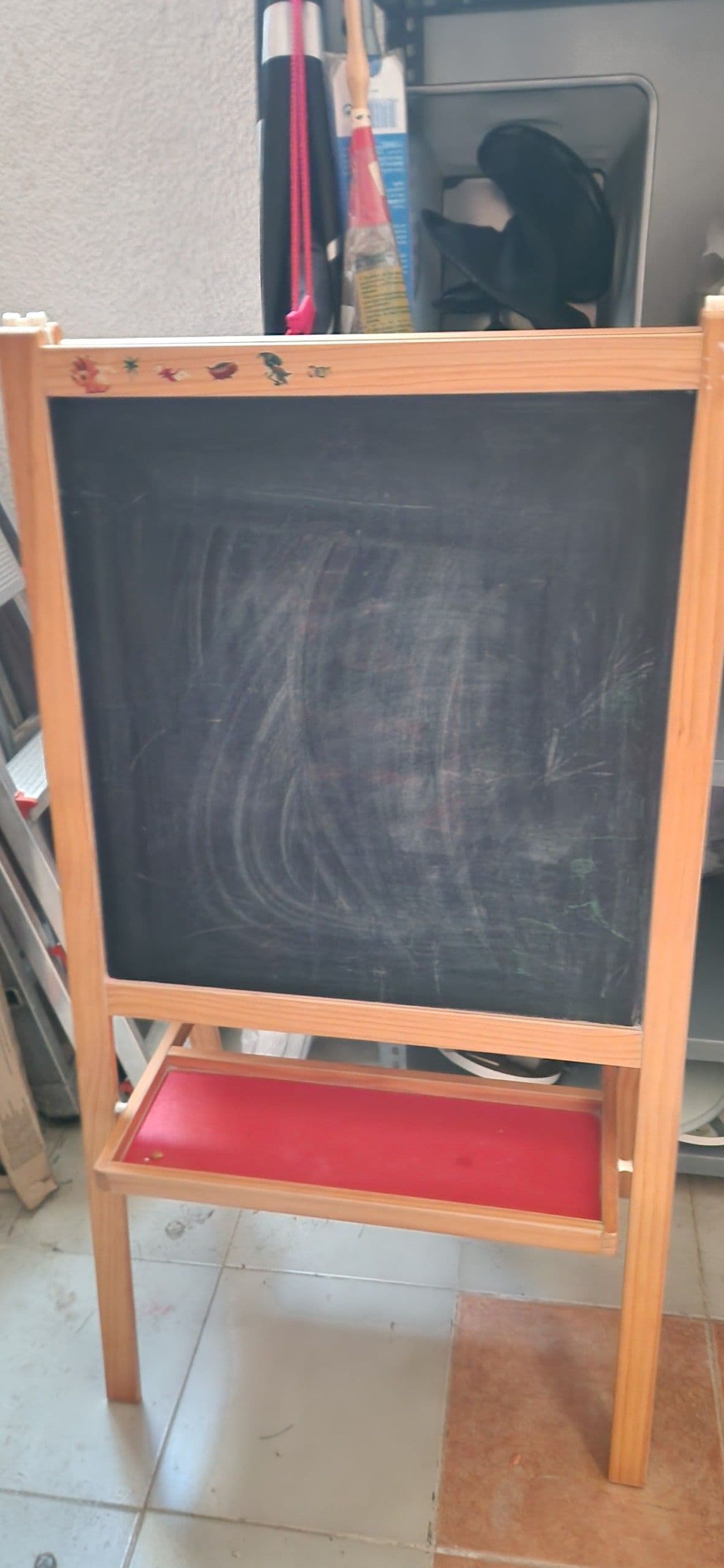 MÅLA easel, softwood