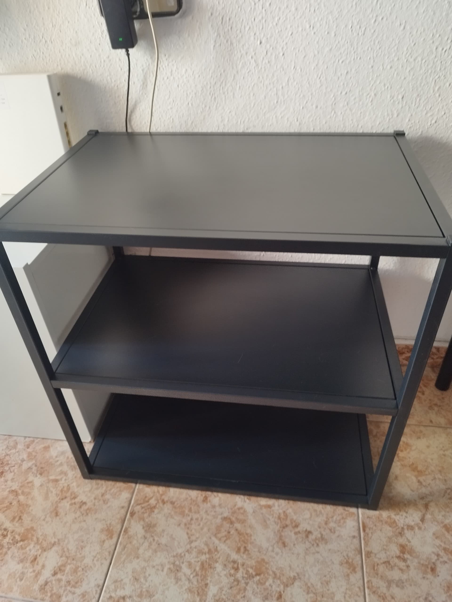 ENHET base fr w shelves, anthracite, 60x40x60 cm