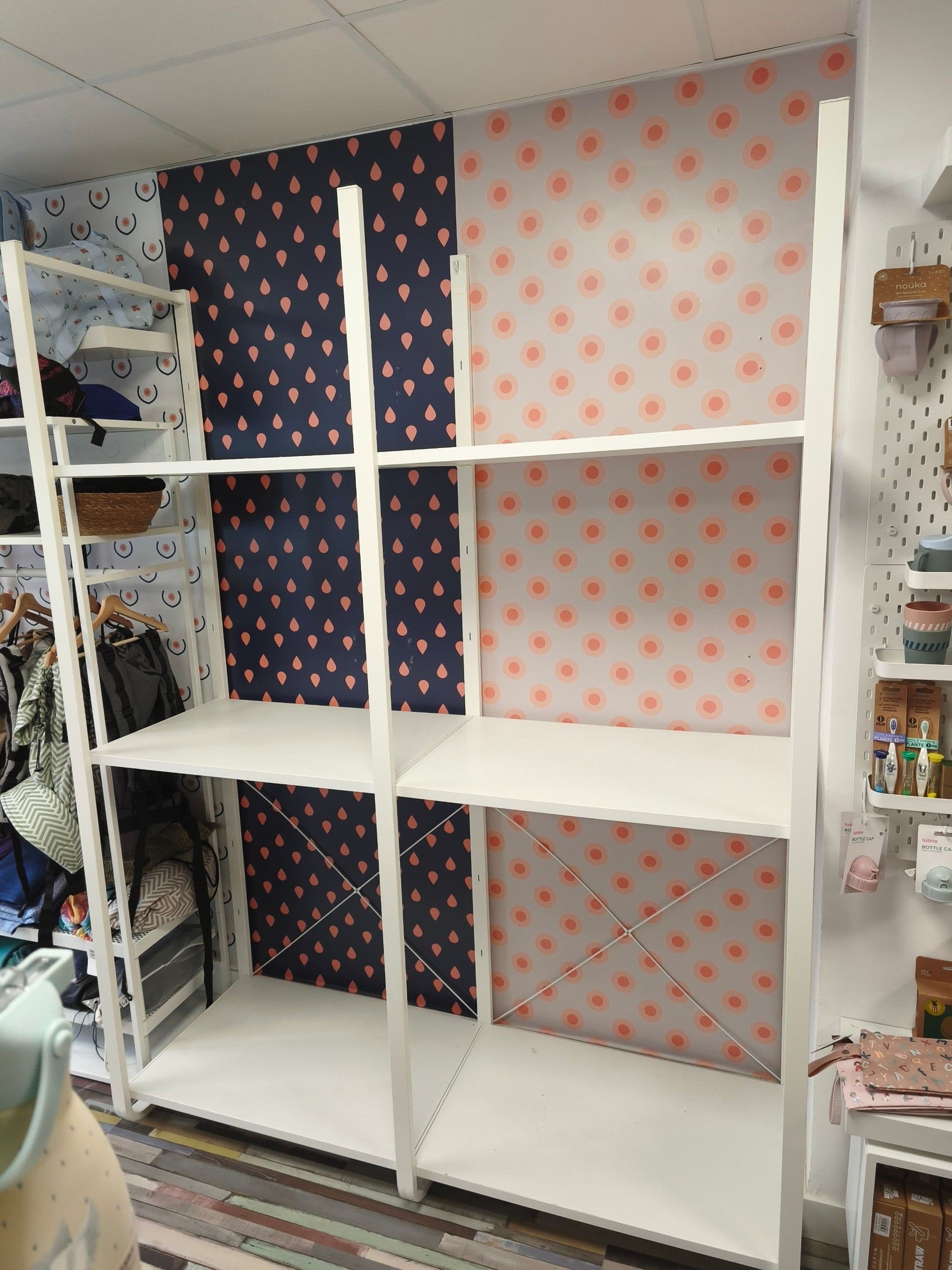 ELVARLI wardrobe combination, white, 165x55x216 cm