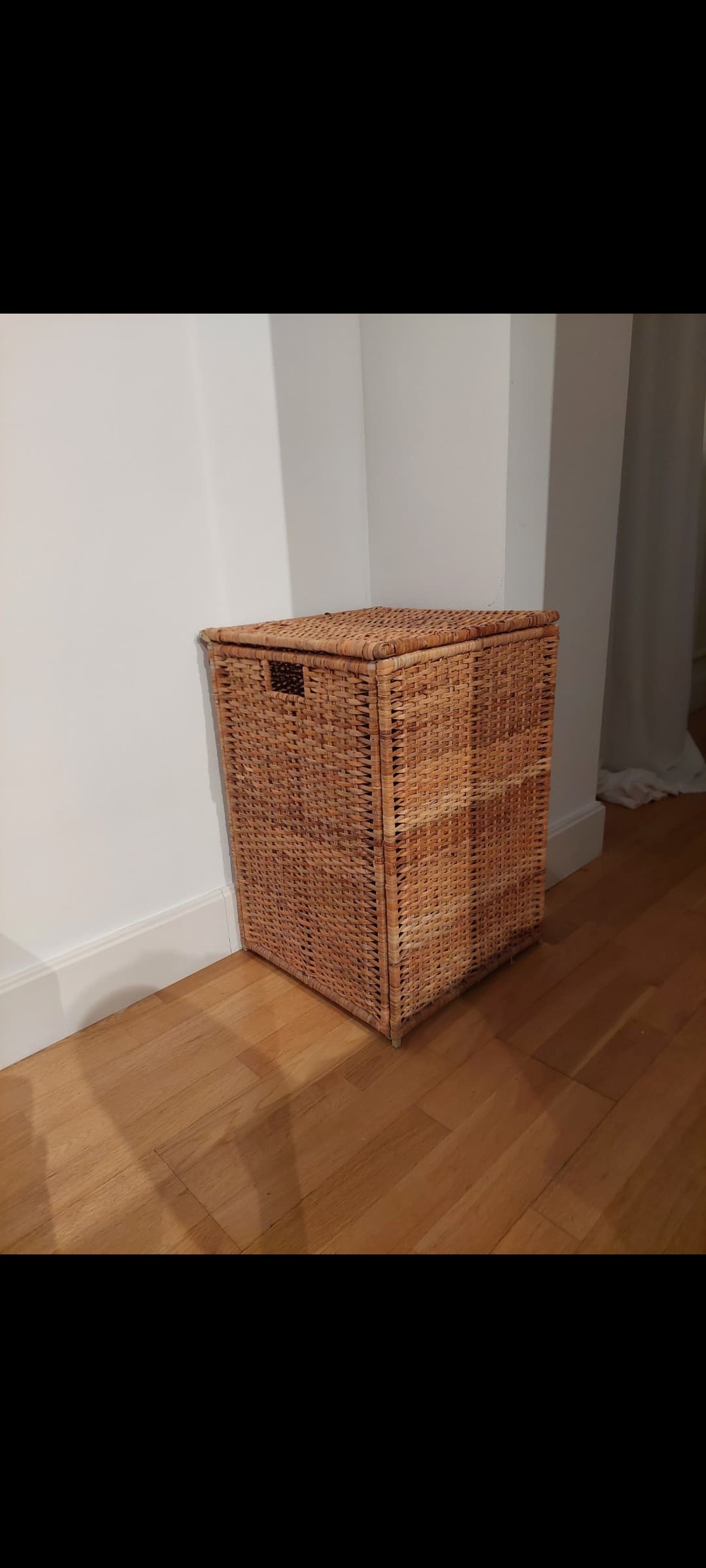 BRANÄS CESTO arropa-saski forratua, ratana, 80 l