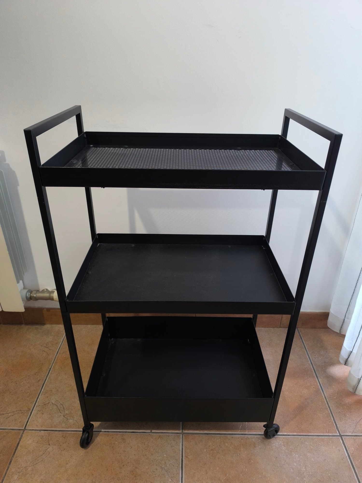 NISSAFORS carriño, negro, 50.5x19x67 cm