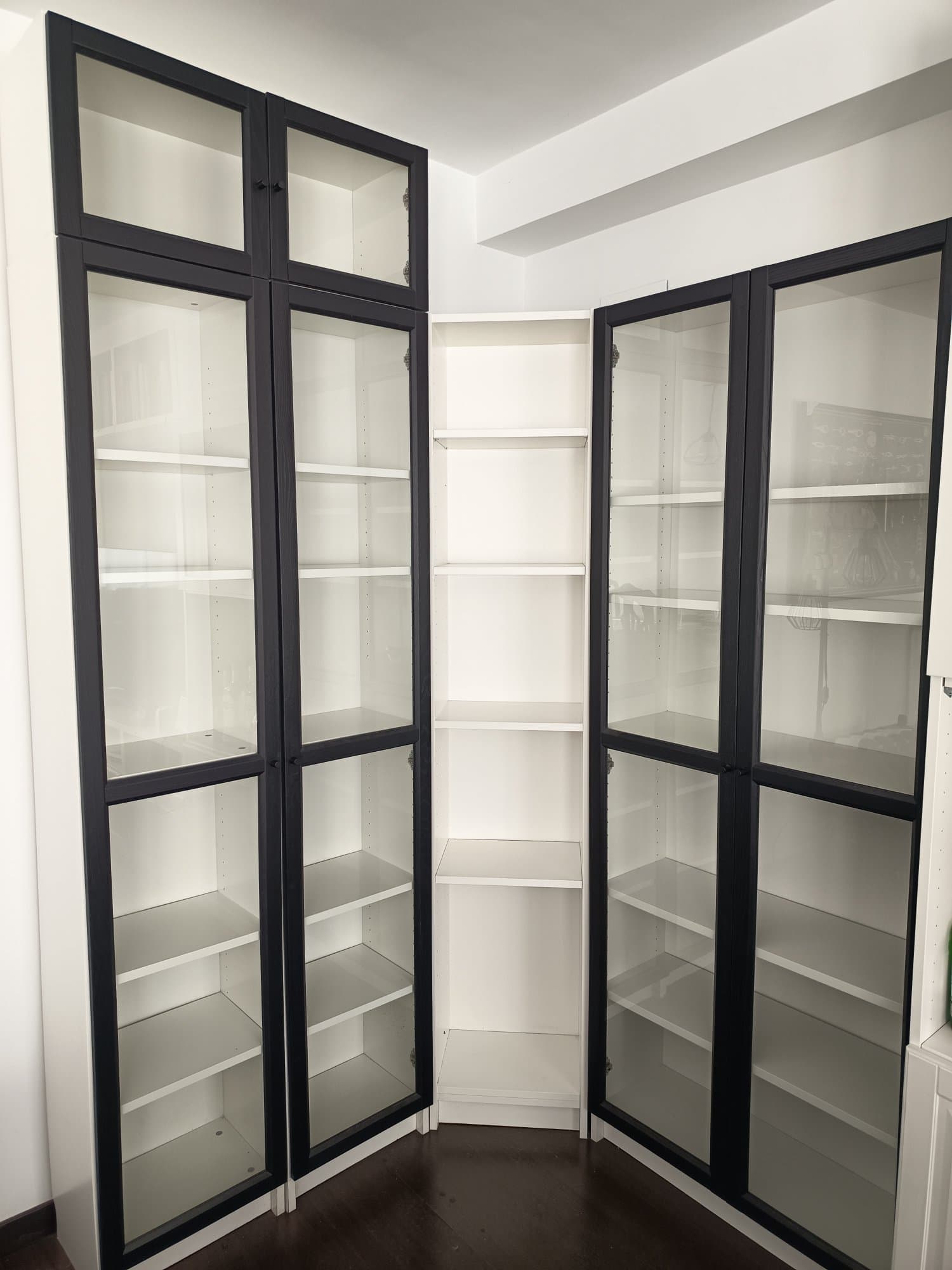 BILLY / OXBERG libraría, branco, 80x30x202 cm