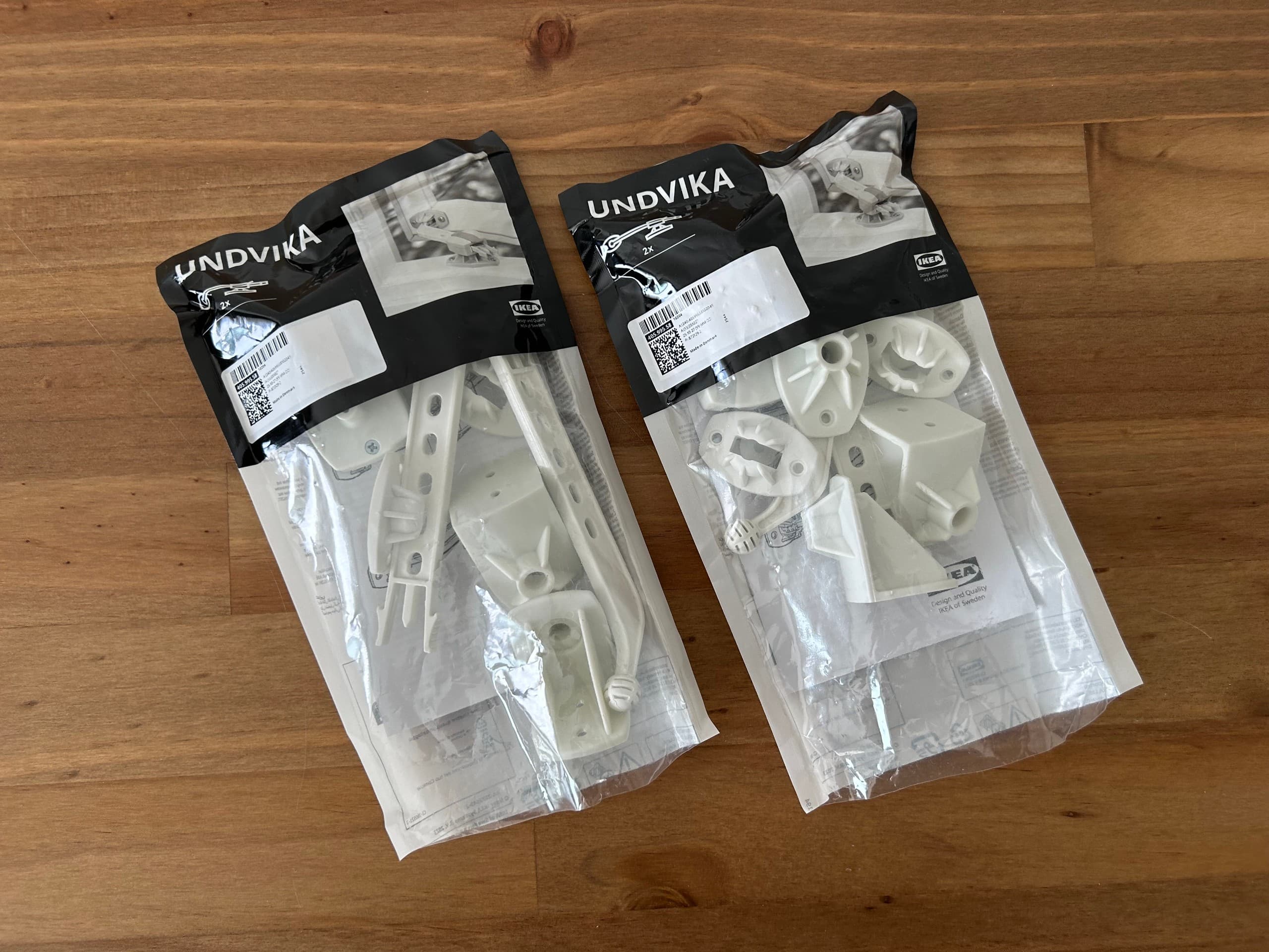 UNDVIKA - 2 PACKS window catch, white