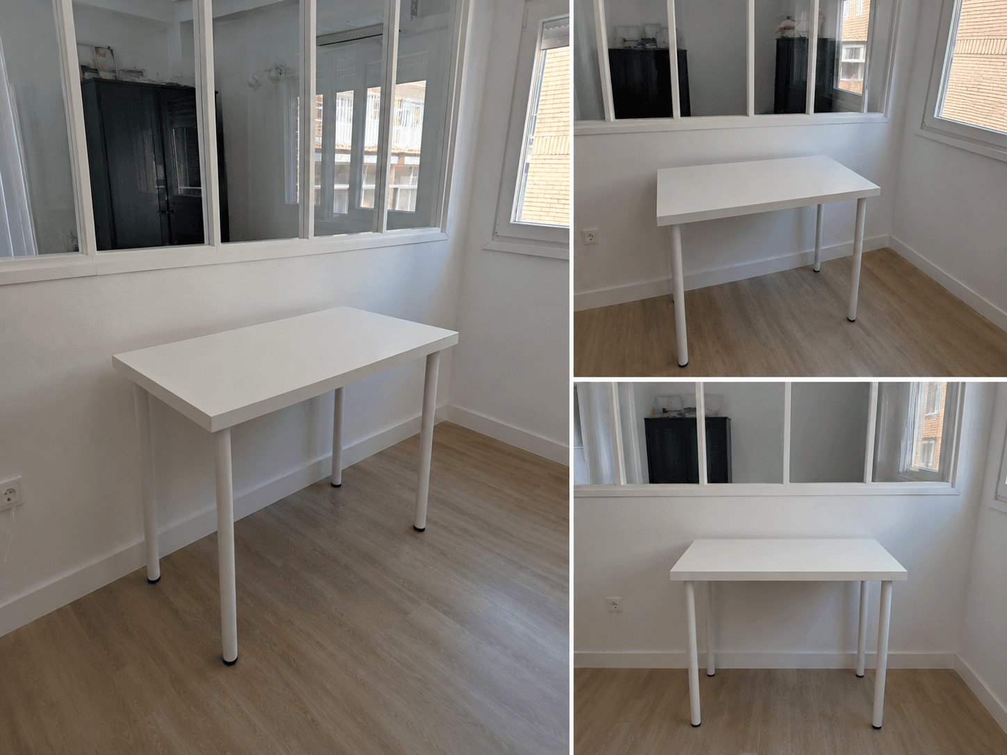 LINNMON / ADILS taula, blanc, 100x60 cm