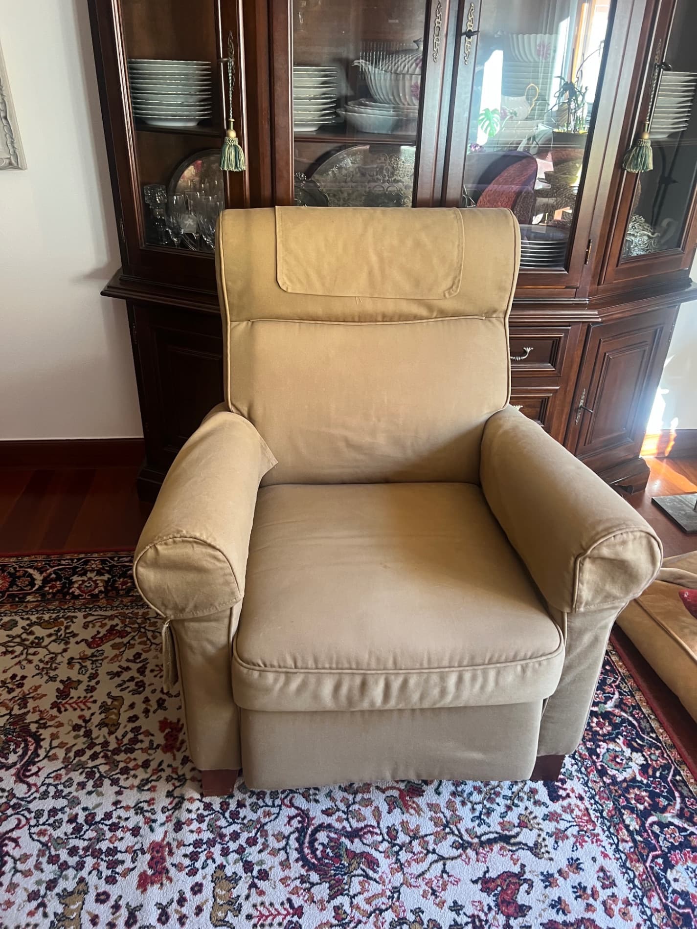 MUREN cadeira de brazos relax reclinable, Remmarn gris claro