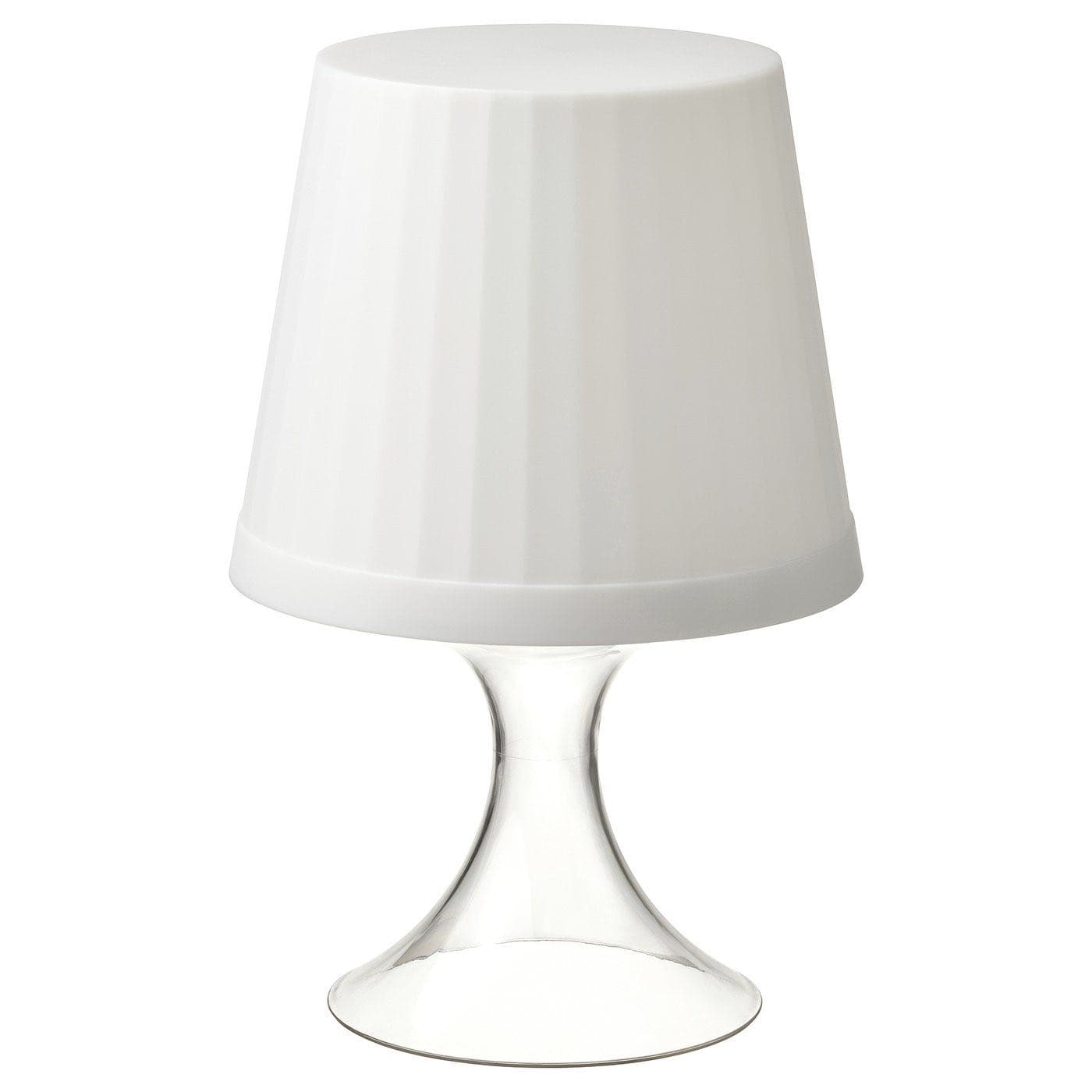 LAMPAN lámpada portátil LED, a pilas cor axustable/exterior branco, 24 cm
