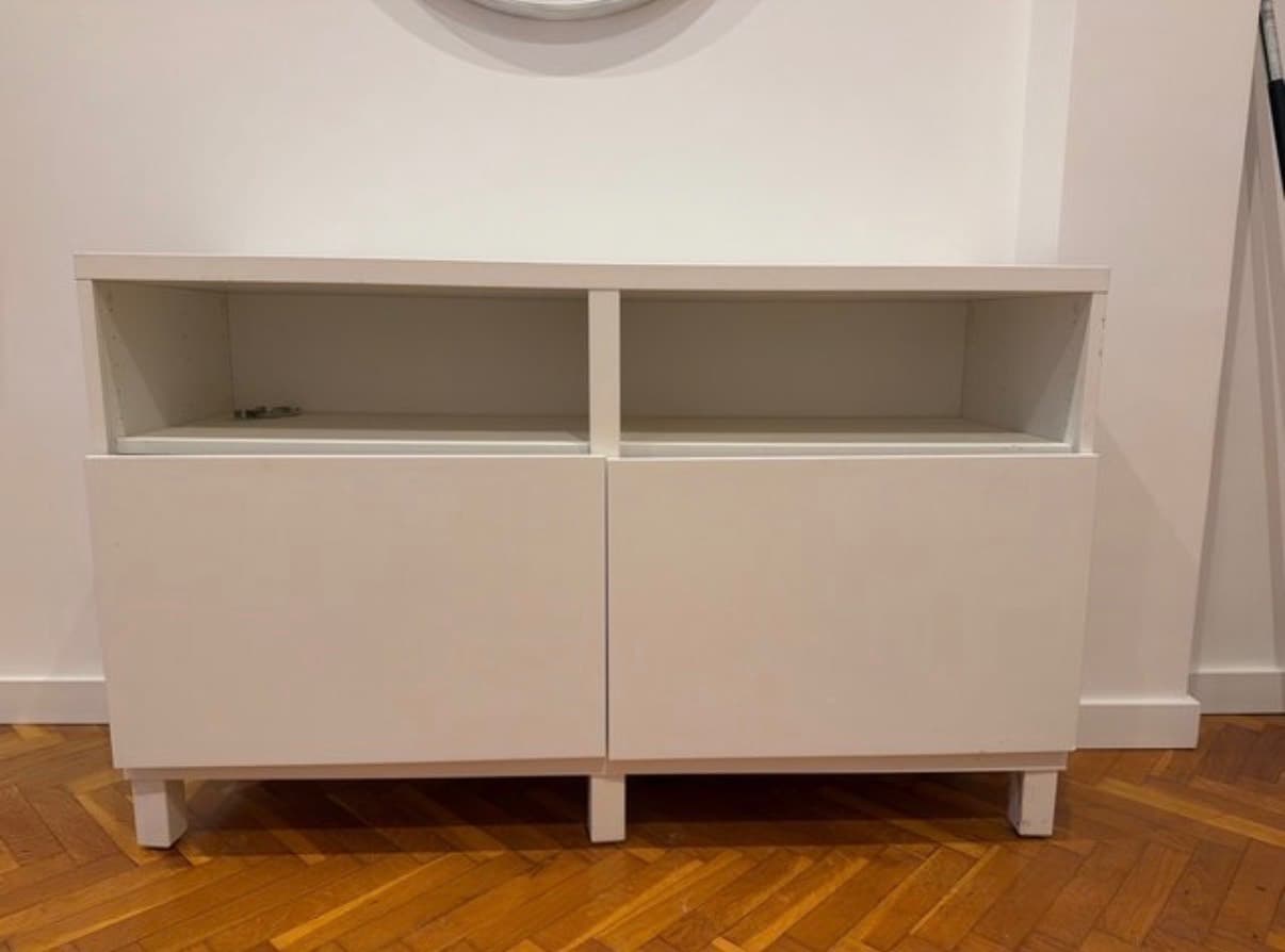 BESTÅ TV bench with drawers