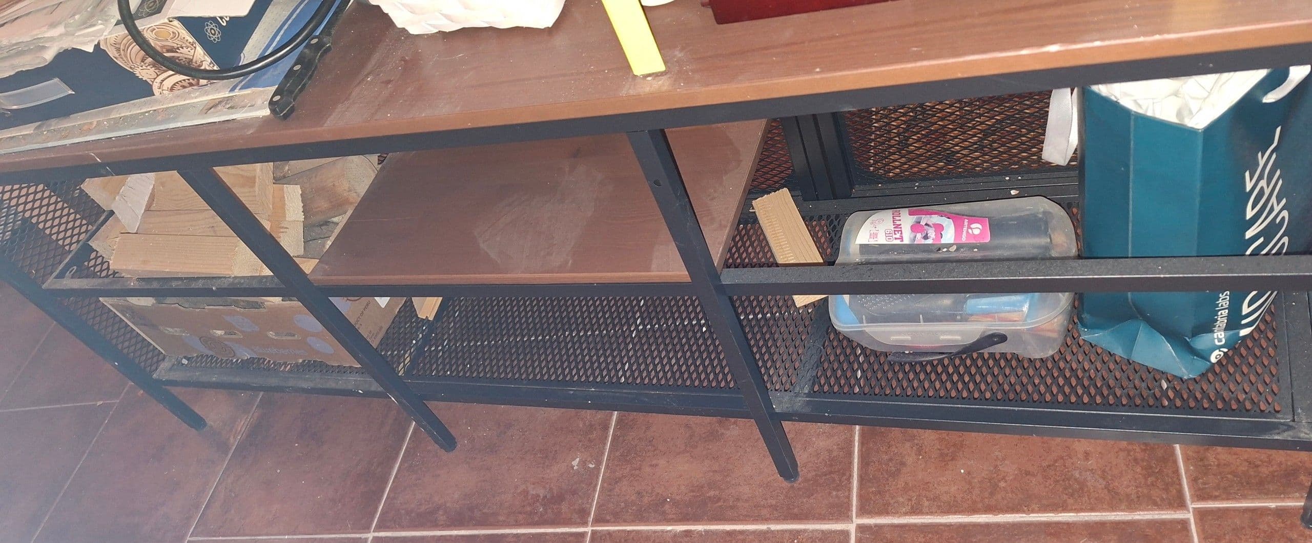 FJÄLLBO banc de TV, negre, 150x36x54 cm