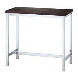 MESA ALTA UTBY mesa alta, altura de la encimera blanco/blanco, 125x74x92 cm